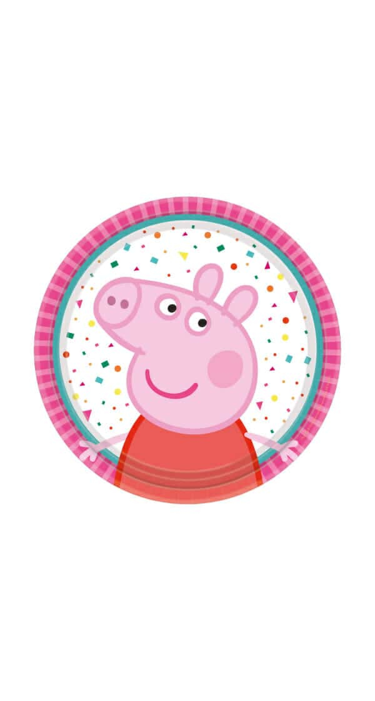 Peppa Pig Round Paper Plates 18cm - 8pk