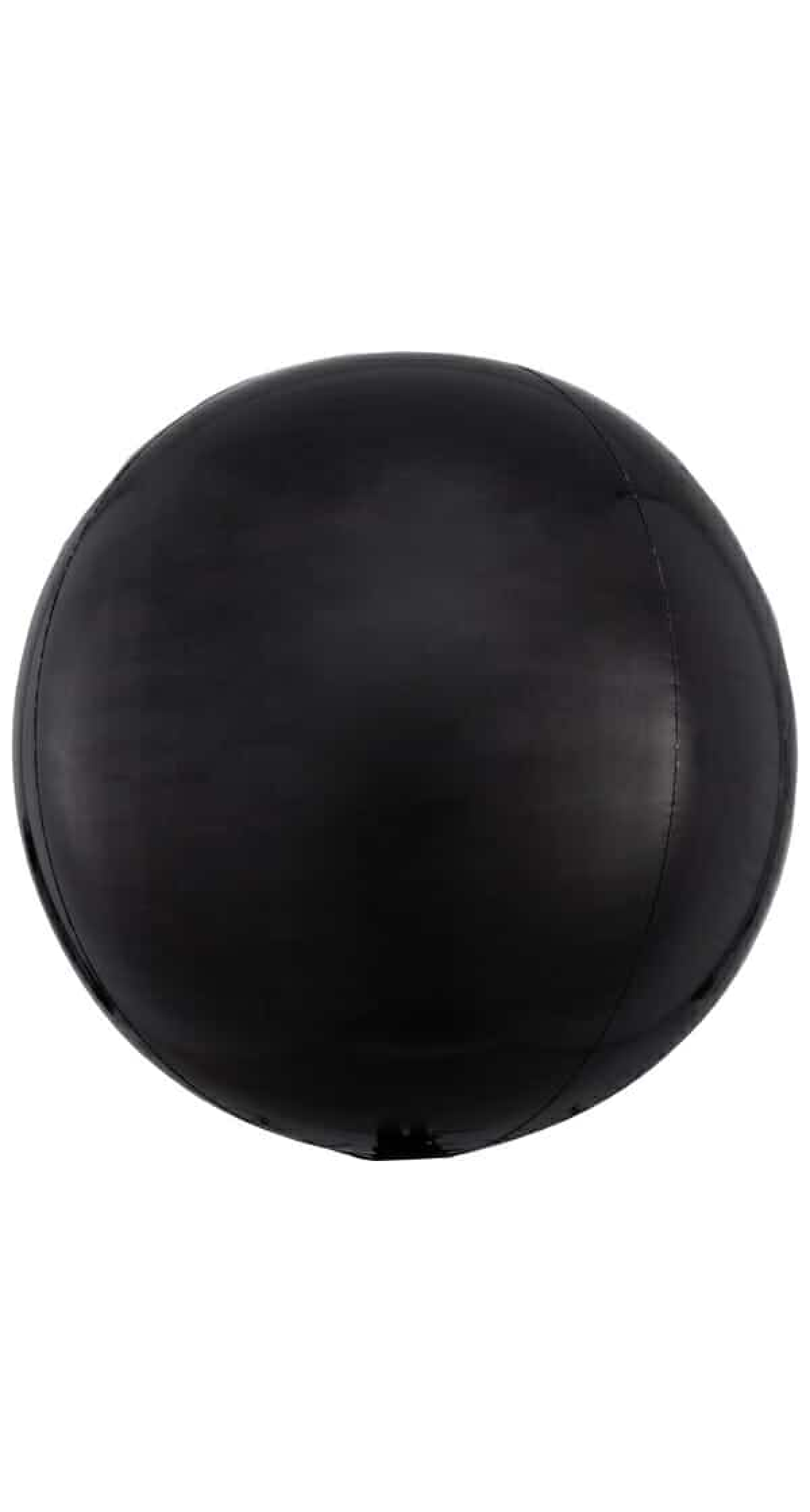 Orbz Black Foil Balloon - 38cm x 40cm