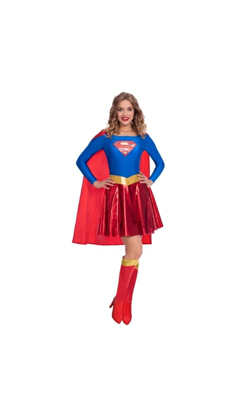 Licensed DC Classic Supergirl - Adult Size Medium / Large