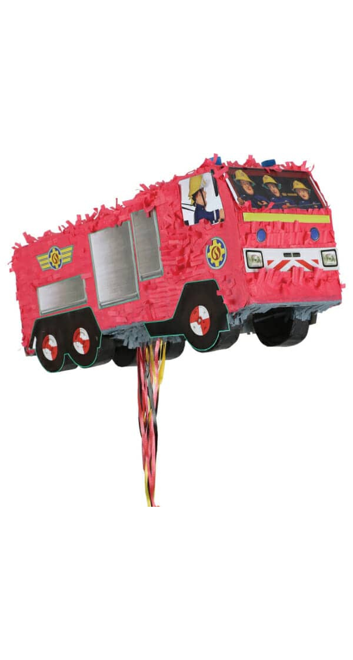 Pull Pinata Fireman Sam - 49.8cm x 20.5cm x 16.8cm