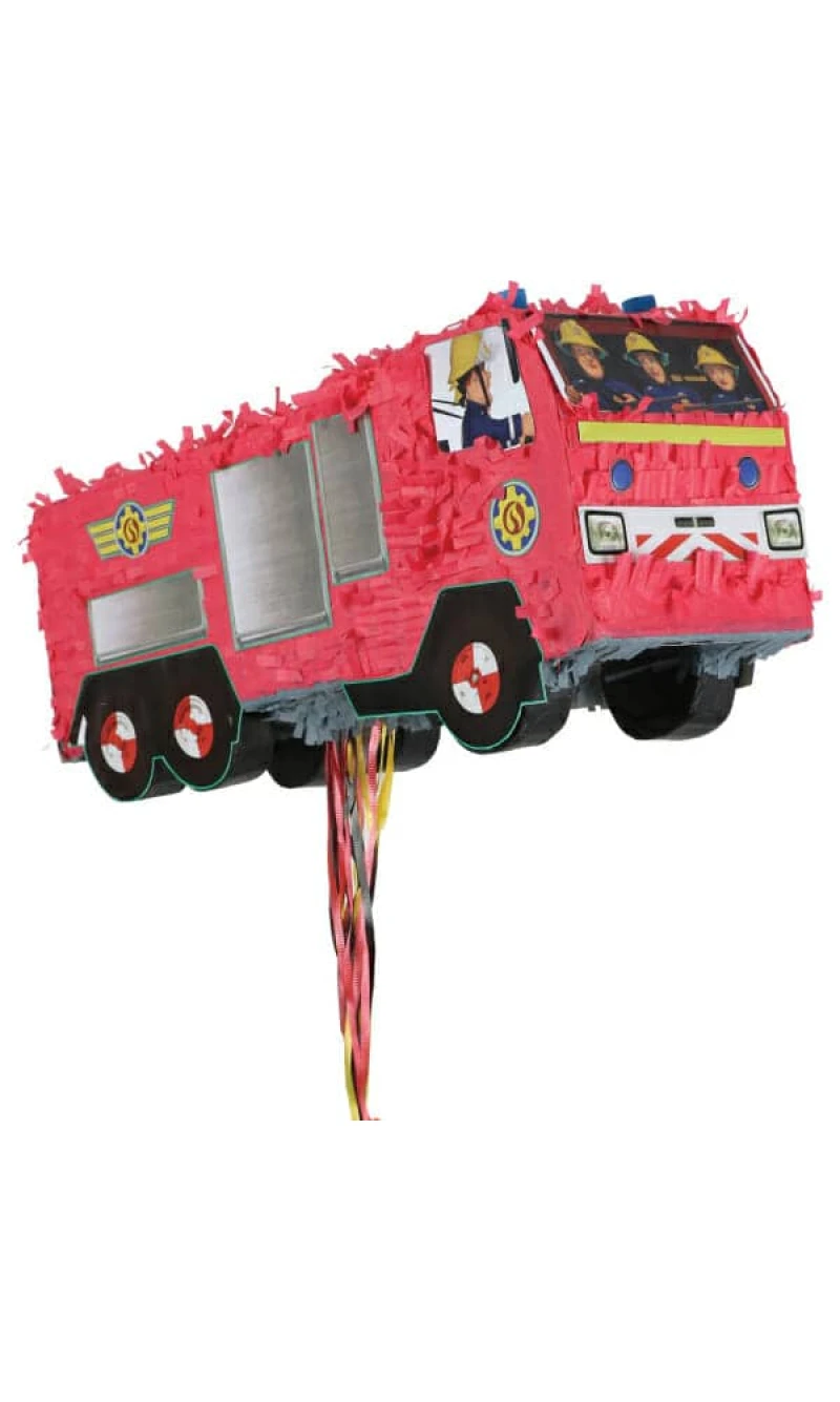 Pull Pinata Fireman Sam - 49.8cm x 20.5cm x 16.8cm