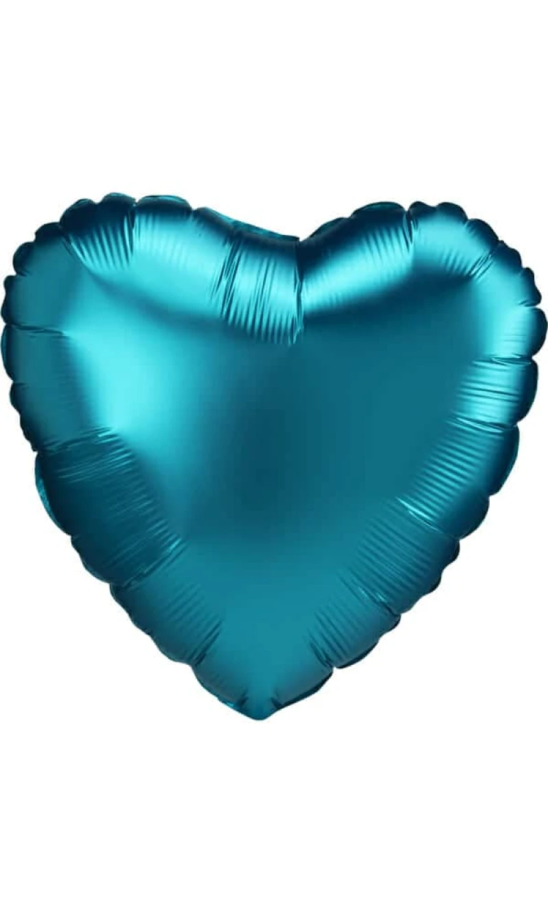 Standard Satin Luxe Aqua Foil Balloon - 19"/48cm