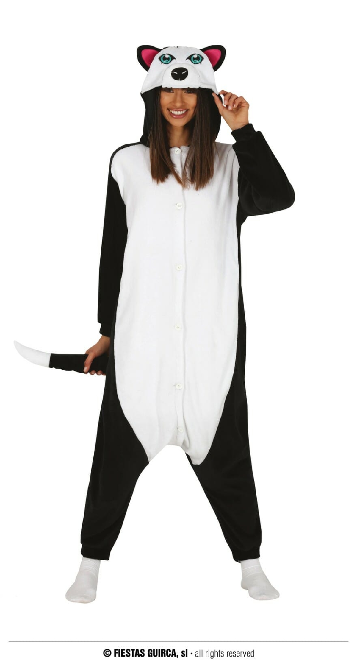 Husky Pajamas Onesie - Adult Size Large (42-44)