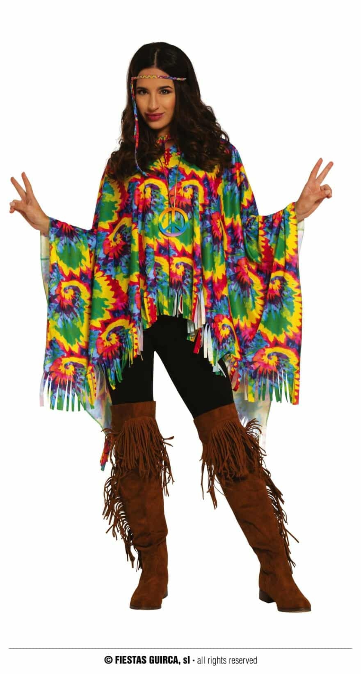 Hippie Poncho - Adult Size Medium (38-40)