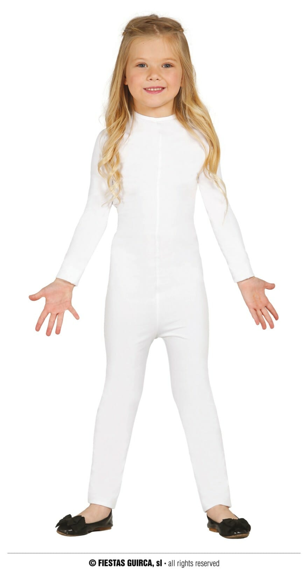 Spandex Bodysuit White – Age 5 to 6 Years