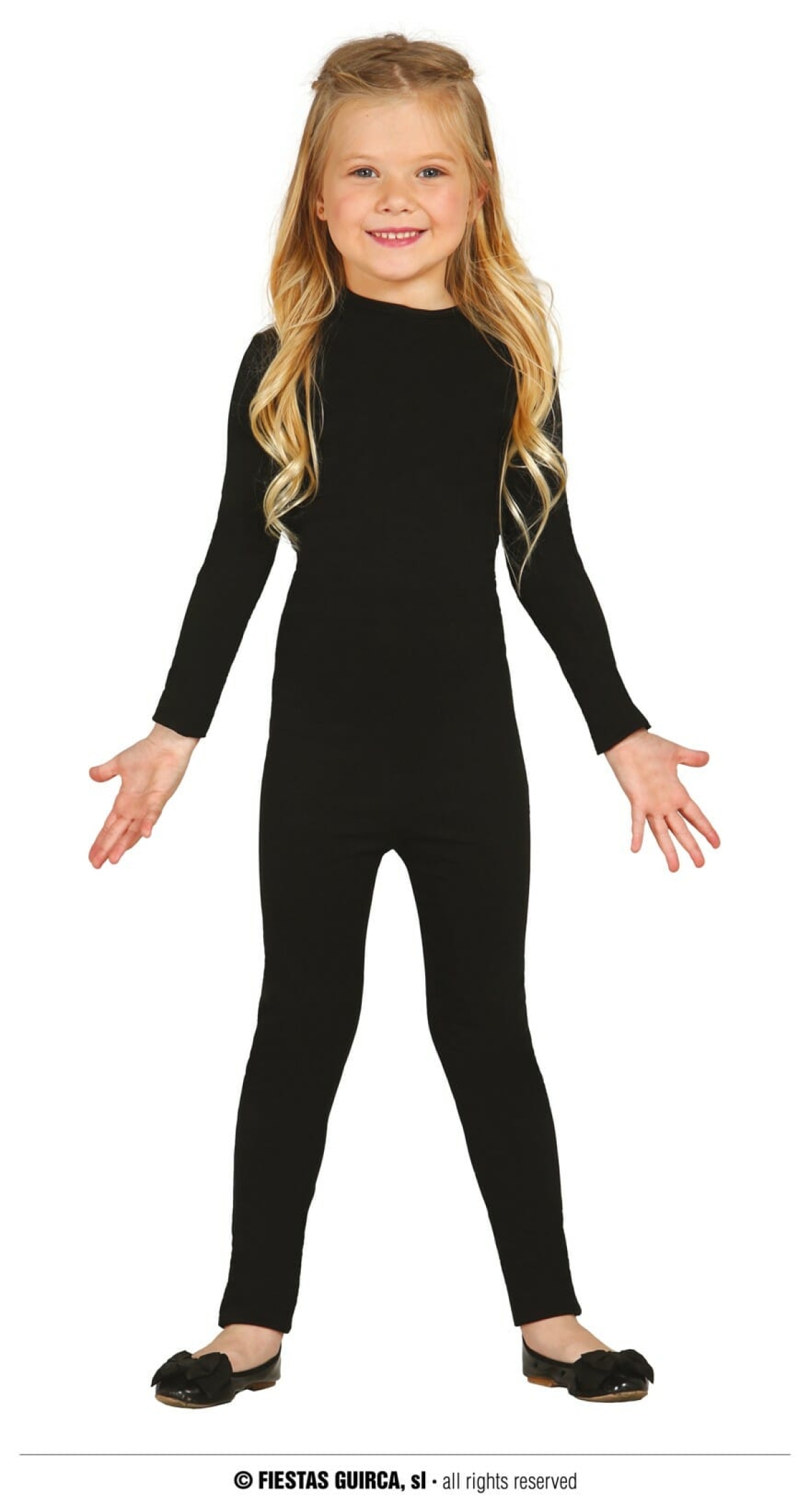 Spandex Bodysuit Black – Age 5 to 6 Years