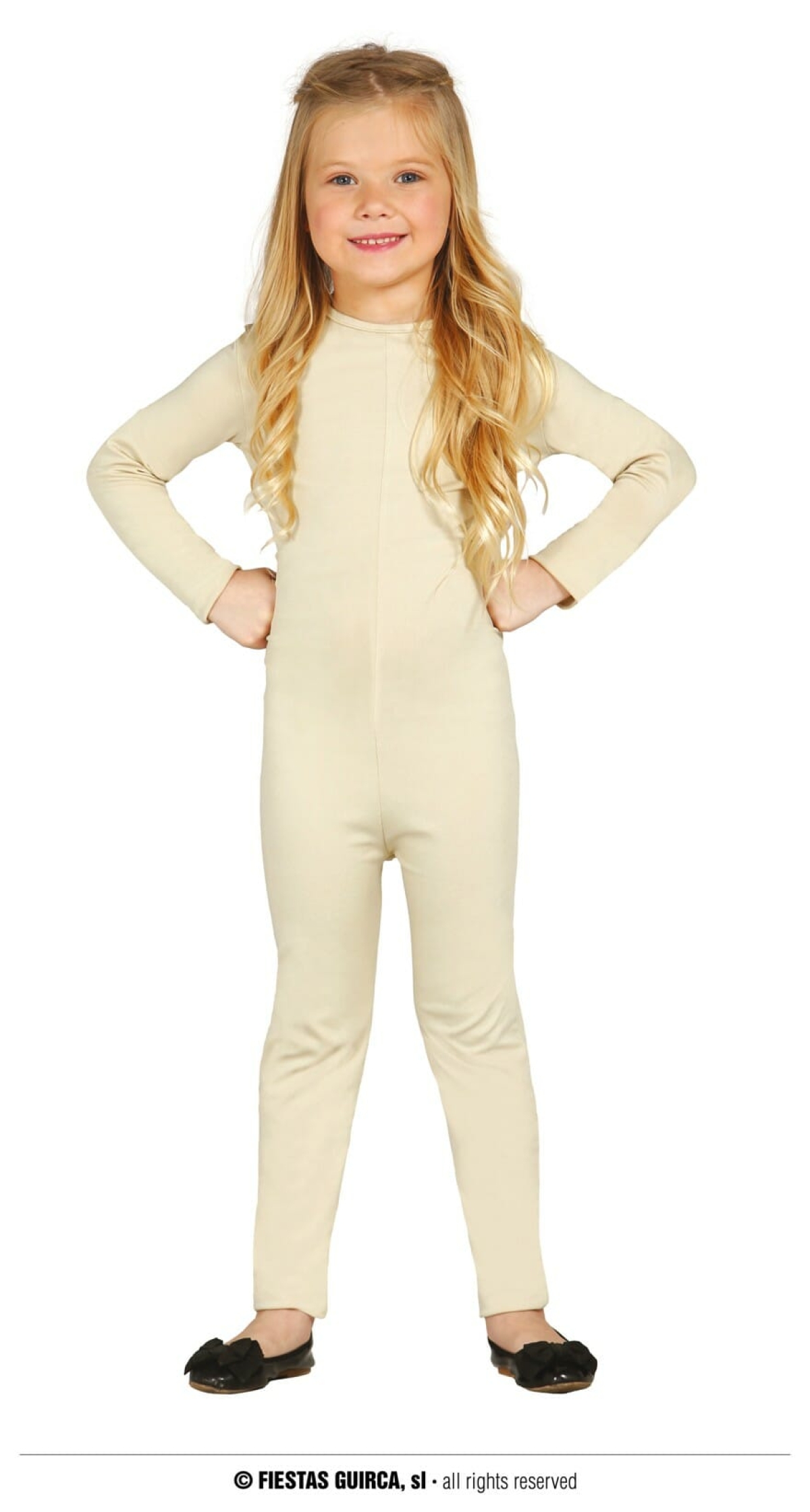 Spandex Bodysuit Flesh Colour - Age 5 to 6 Years