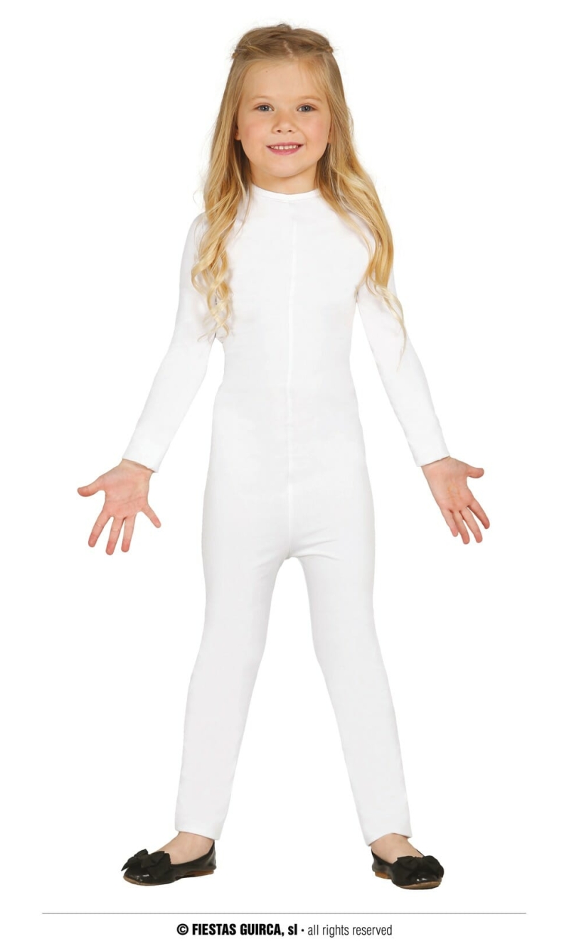 Spandex Bodysuit White – Age 3 to 4 Years