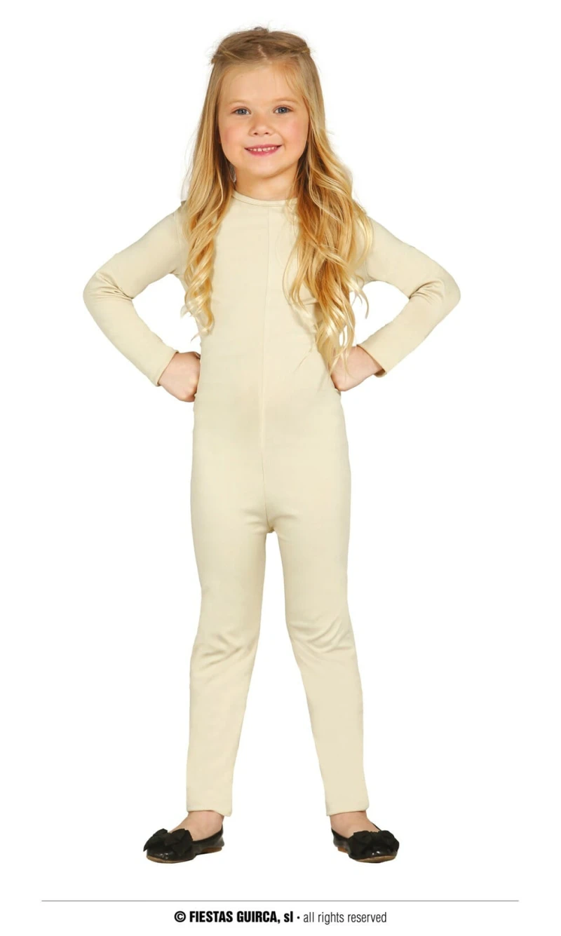 Spandex Bodysuit Flesh Colour - Age 3 to 4 Years