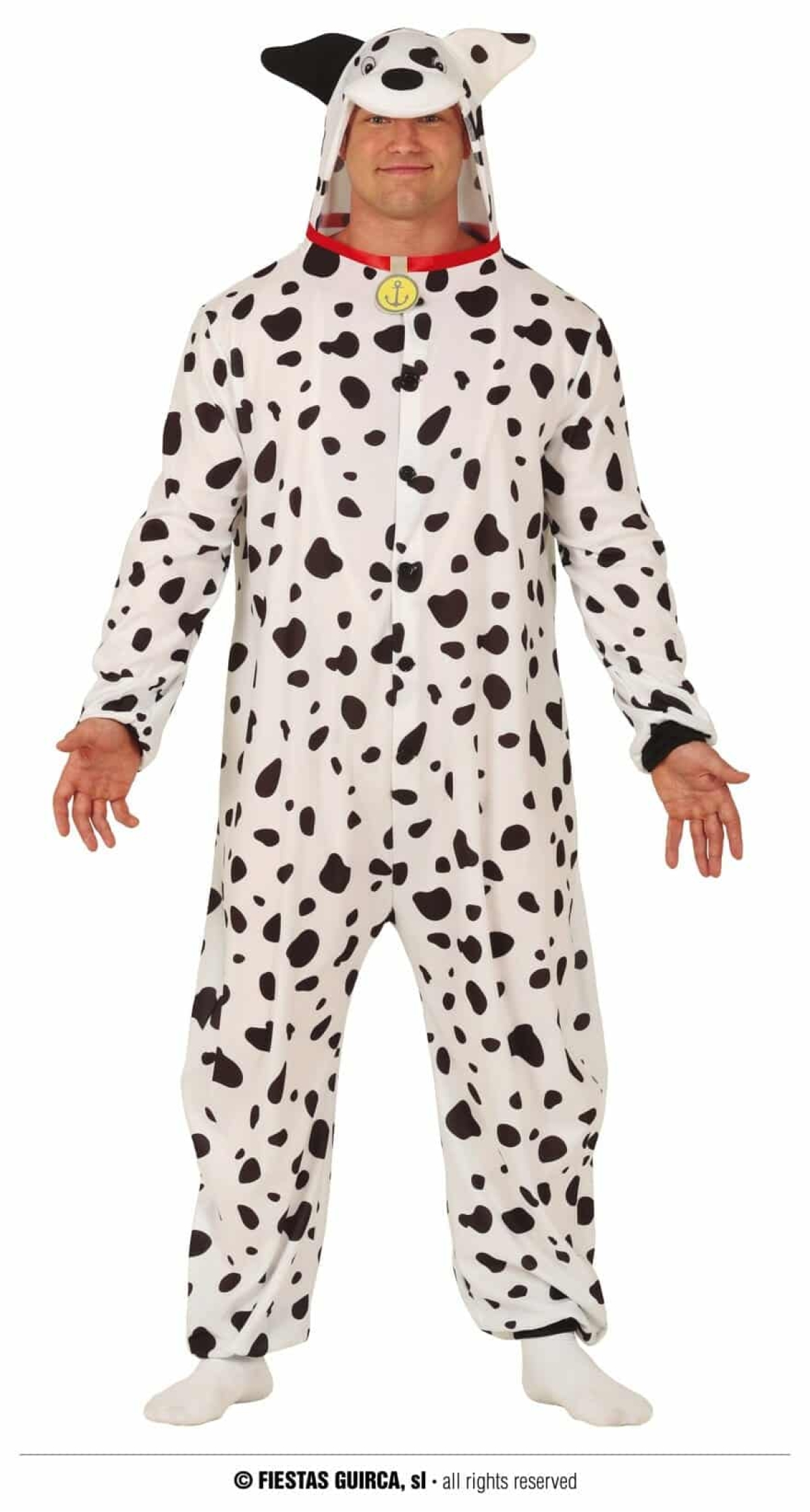 Dalmatian Dog Onesie - Adult Size Large