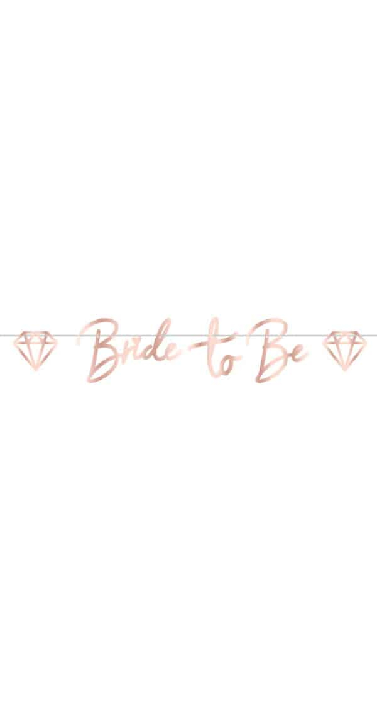 Hen Party Rose Gold Letter Banner - 150cm