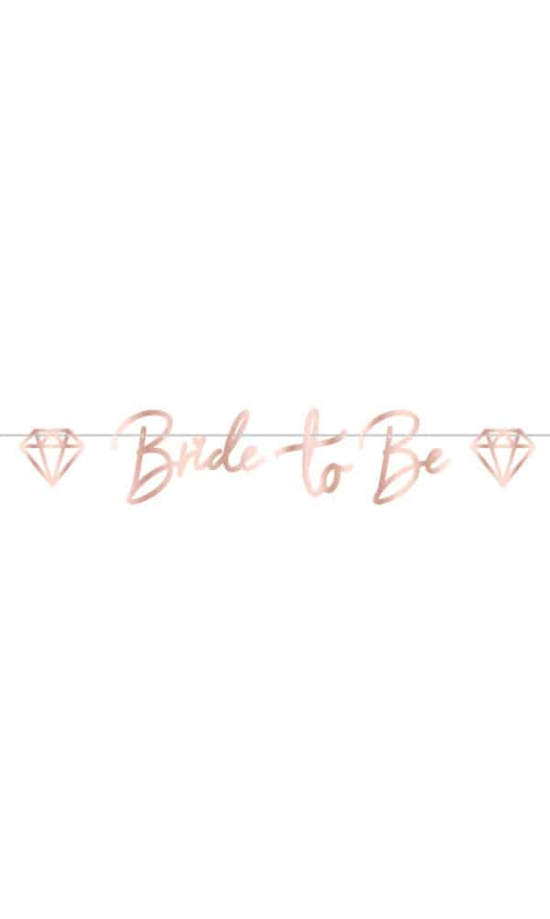 Hen Party Rose Gold Letter Banner - 150cm