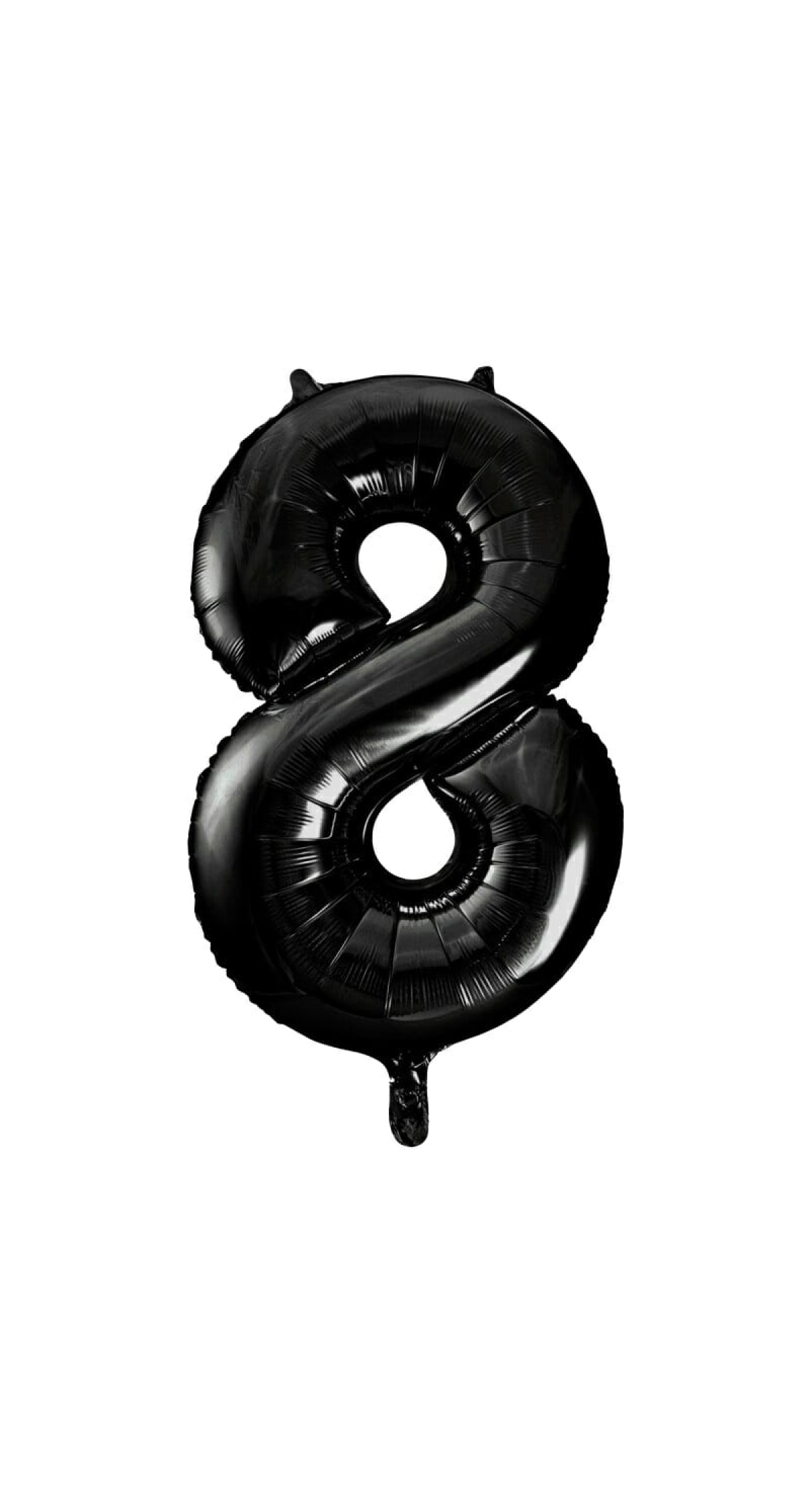 34 Inch Foil Balloon Number 8 – Black