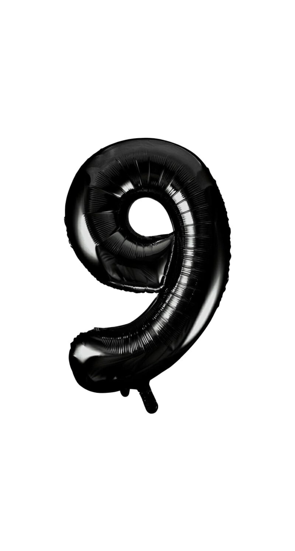 34 Inch Foil Balloon Number 9 – Black
