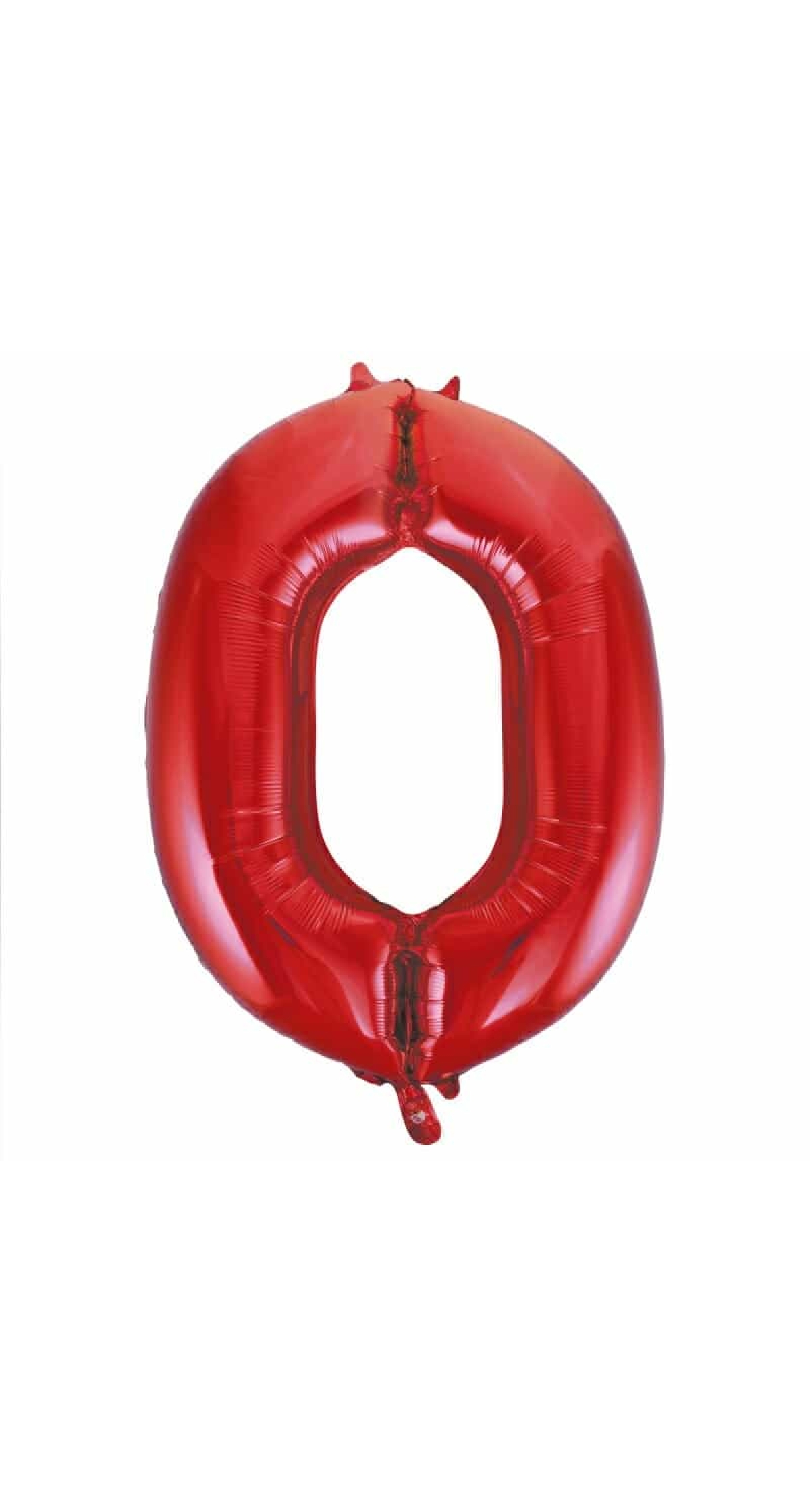 34 Inch Foil Balloon Number 0 – Red