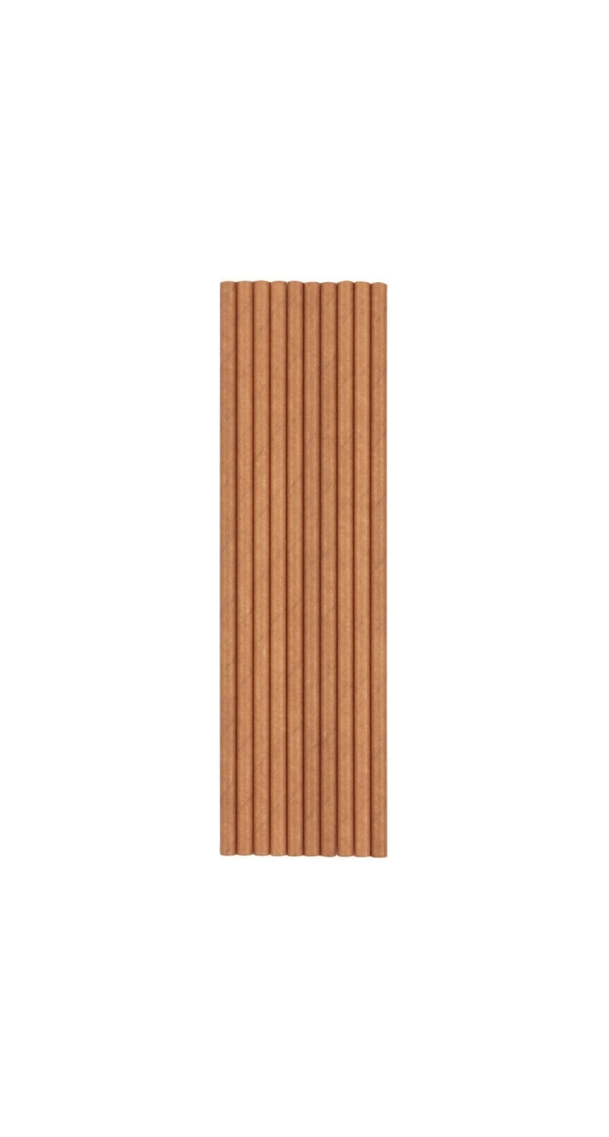 Glitz Rose Gold Paper Straws - 10pk