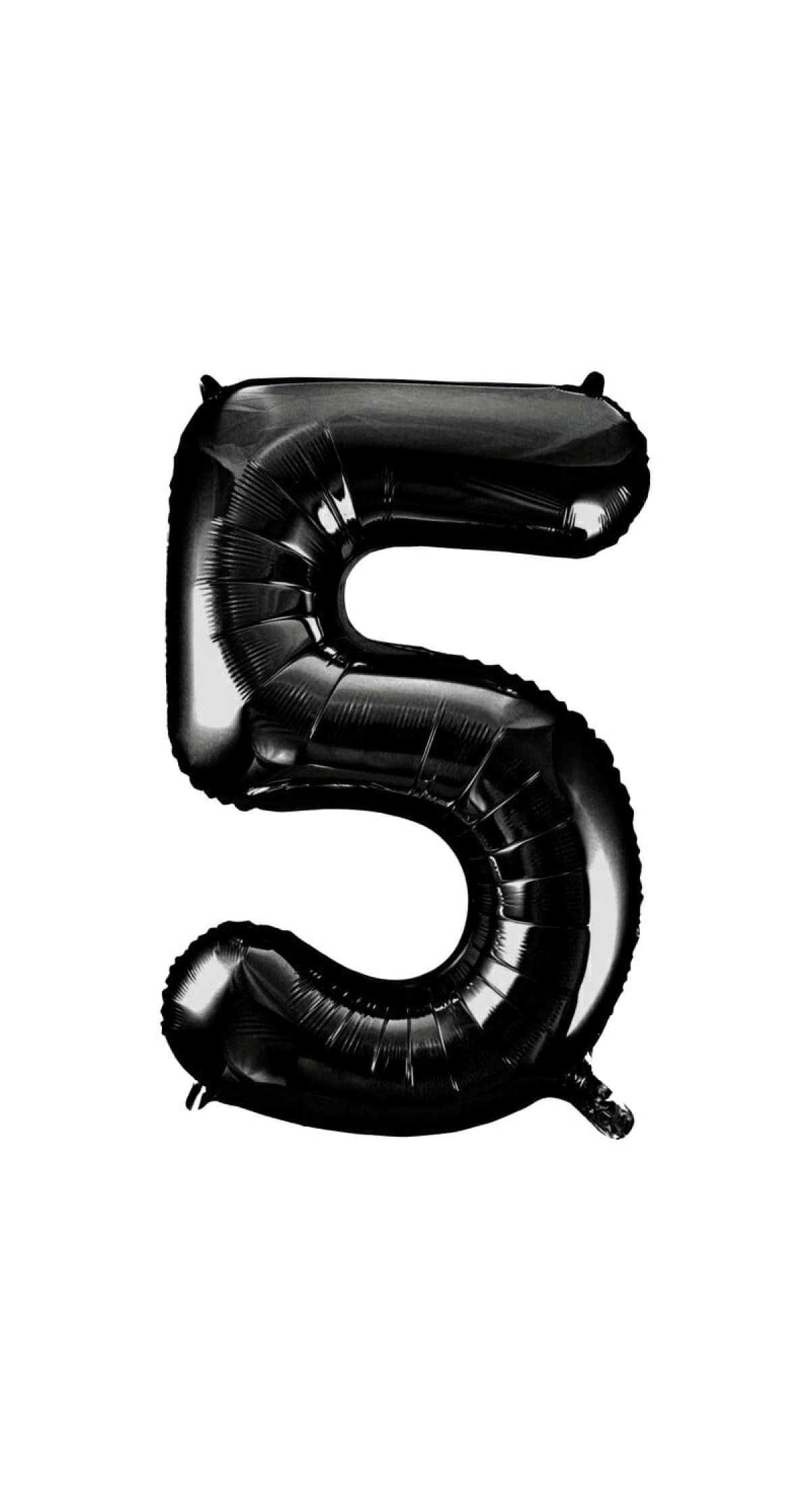 34 Inch Foil Balloon Number 5 – Black