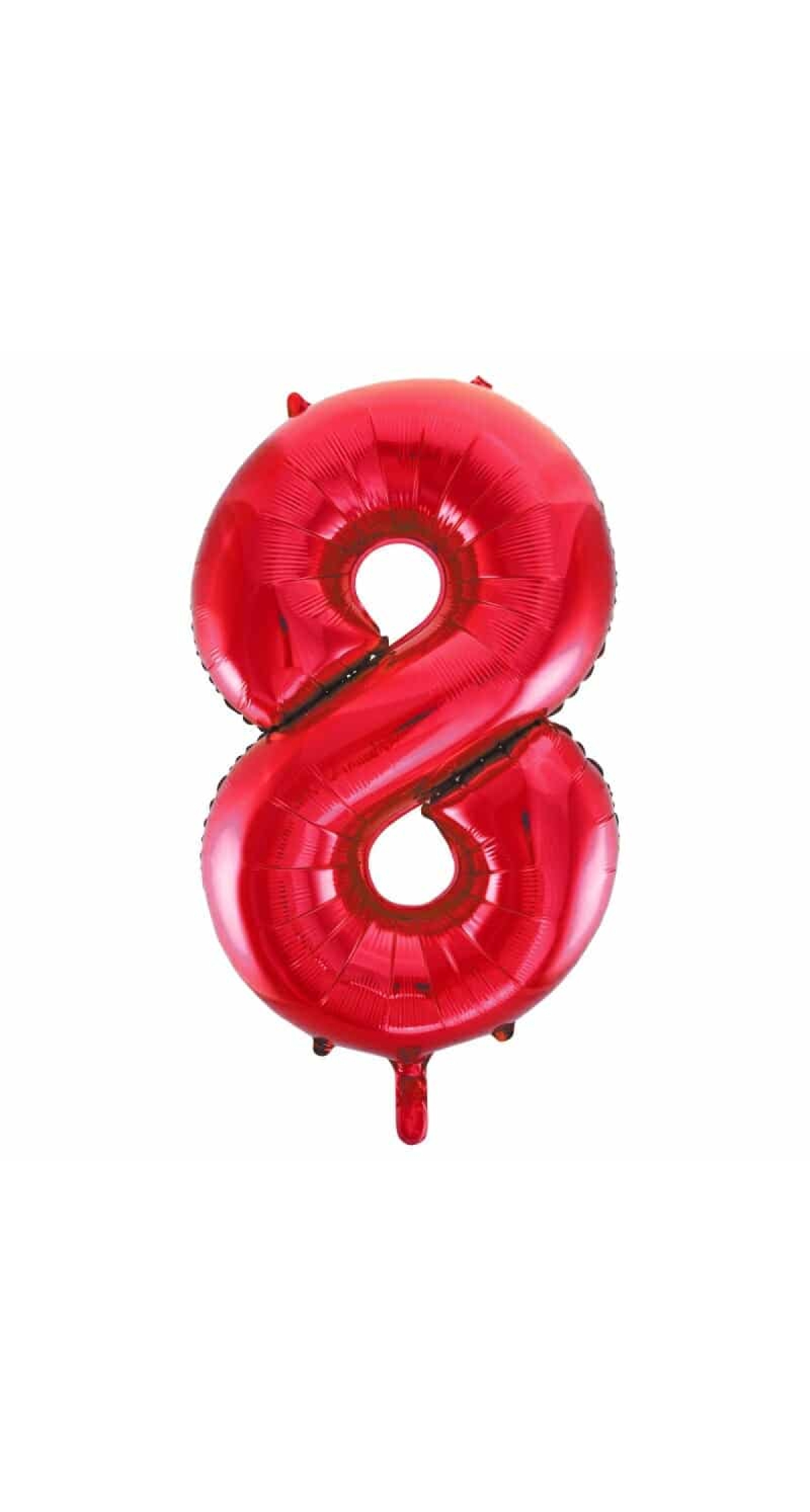 34 Inch Foil Balloon Number 8 – Red