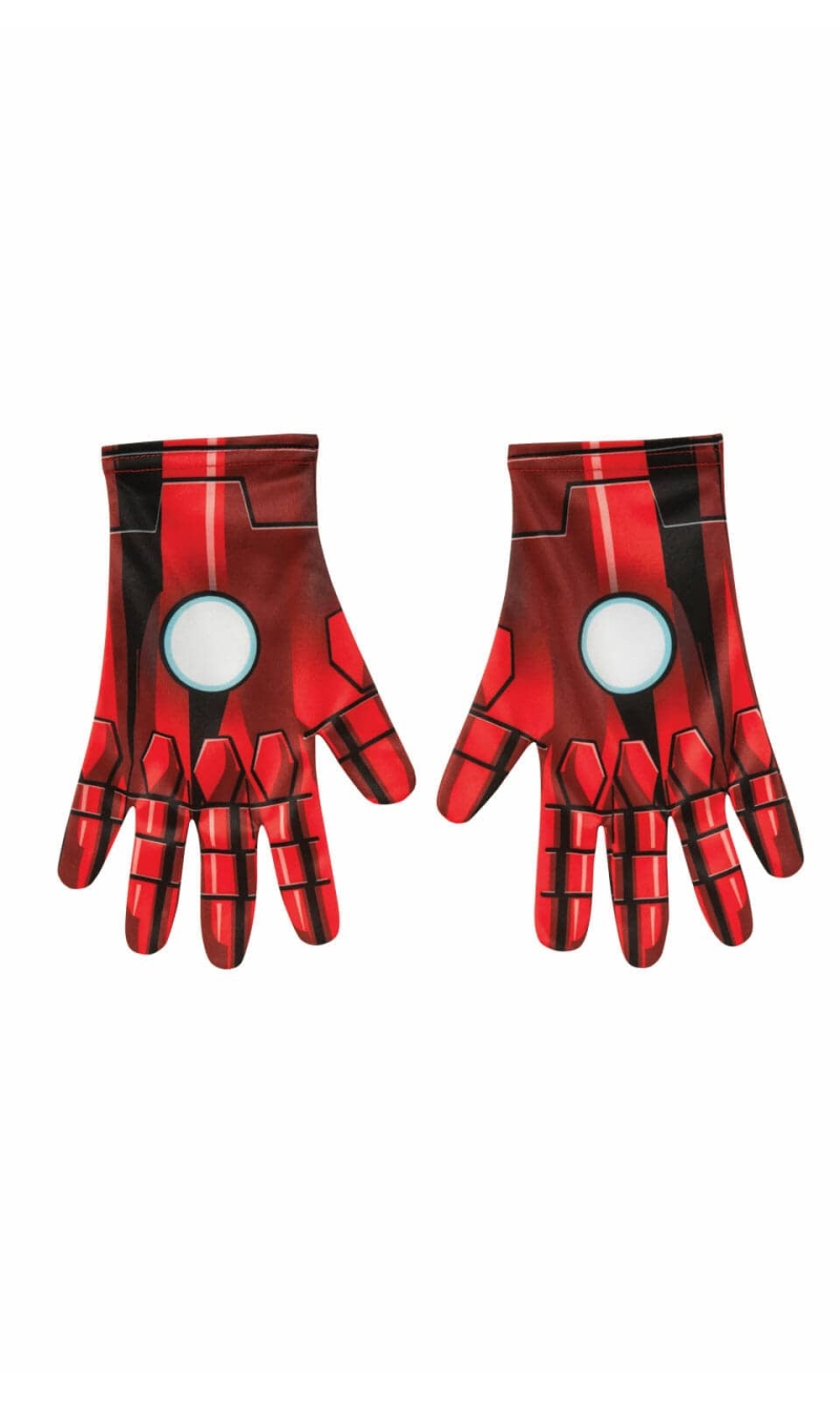 Marvel Licensed Ironman Gloves - Adult One Size