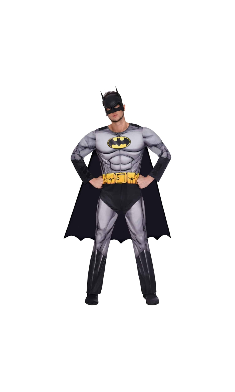 Official Licensed Muscle Chest Batman Classic - Adult Size Large