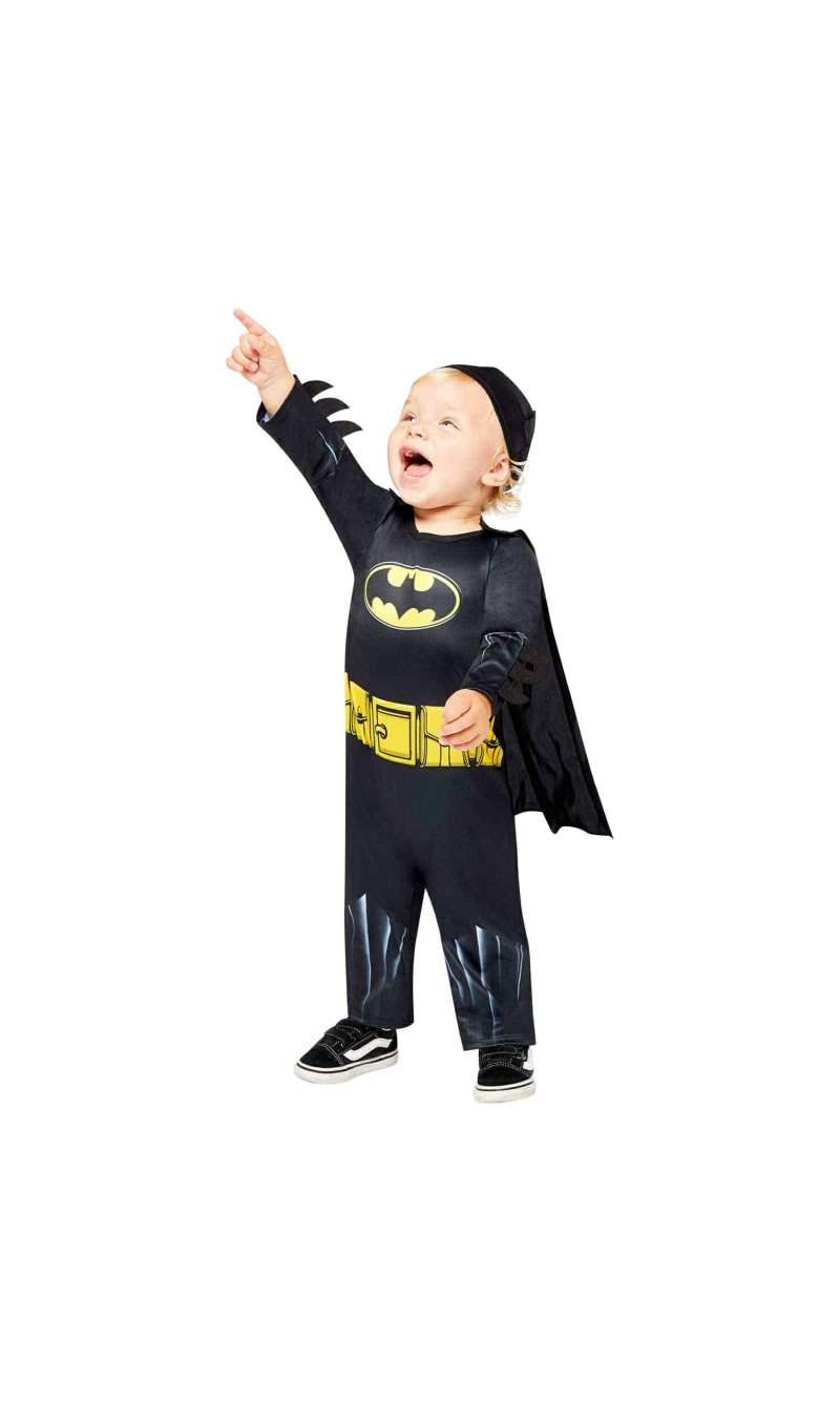 Official Licensed Black Batman - Age 2 to 3 Years
