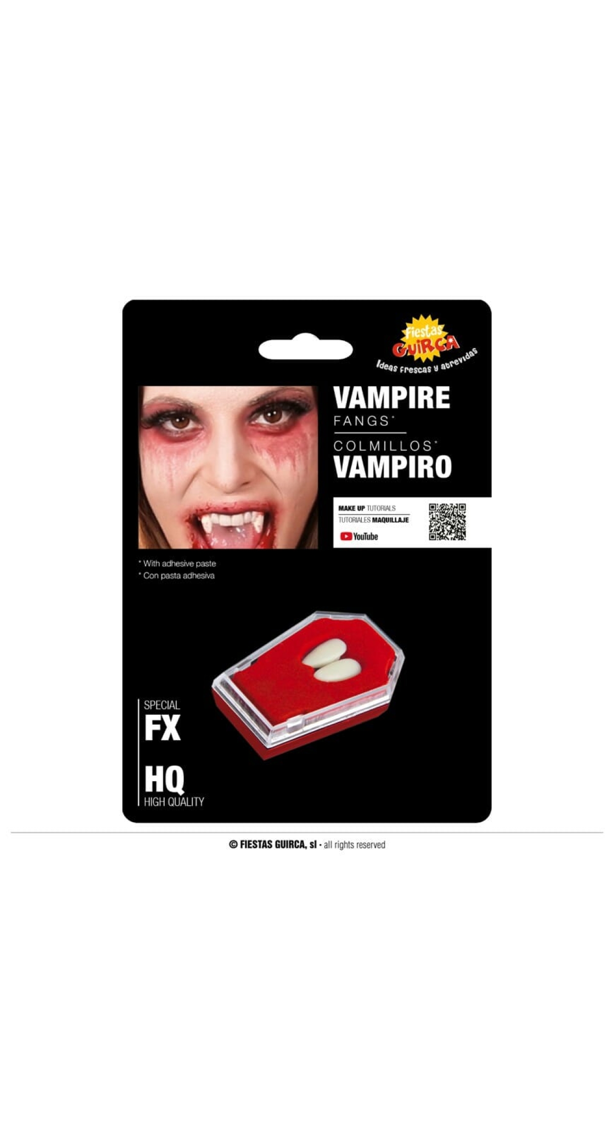 Vampire Theeth / Fangs With Glue
