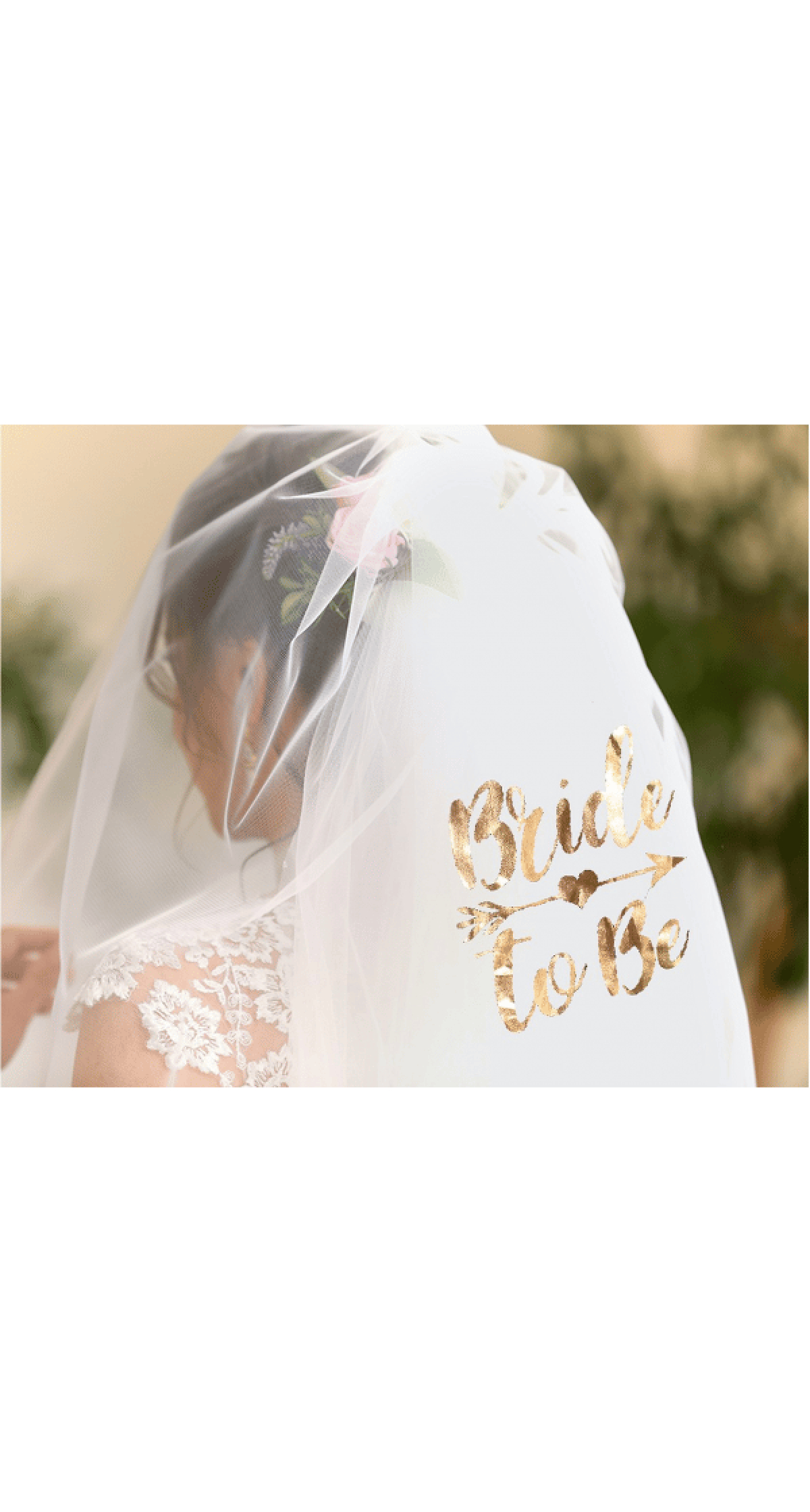 Hens Party Bride to Be Veil - 72 cm