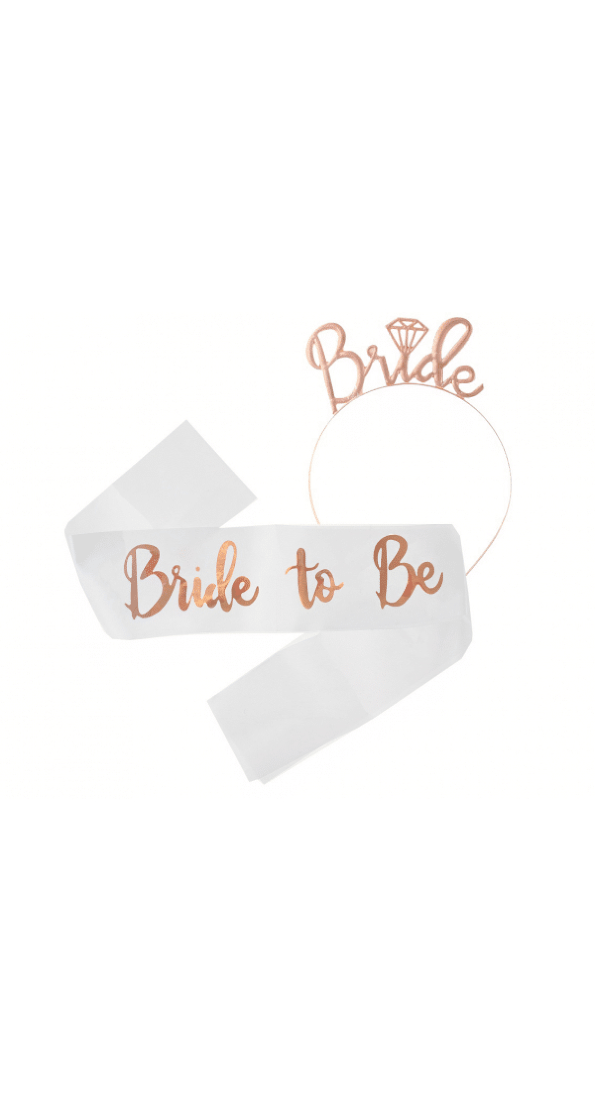 Hens Party Sash & Headband Set Bride to Be