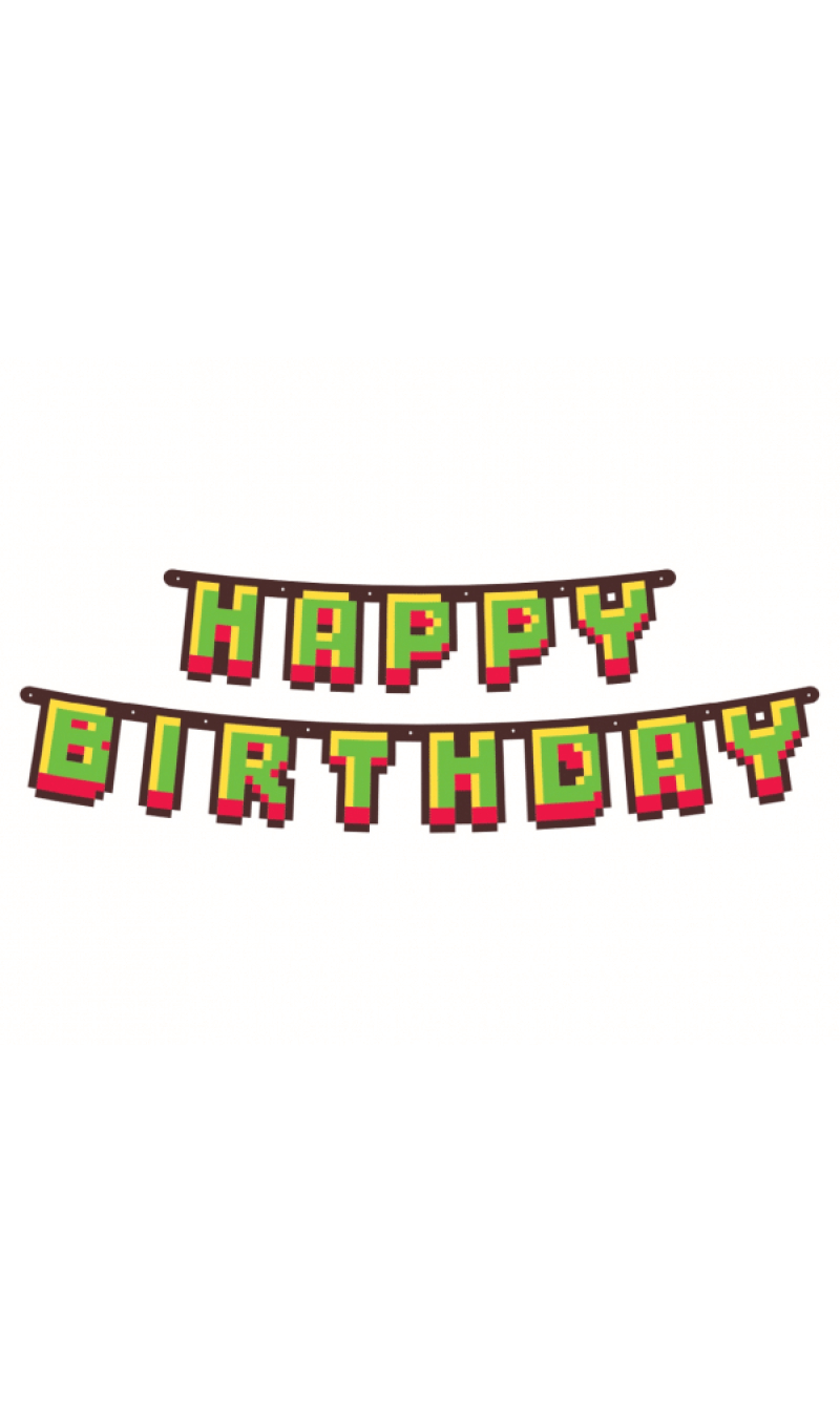 Game On Happy Birthday Banner - 160cm
