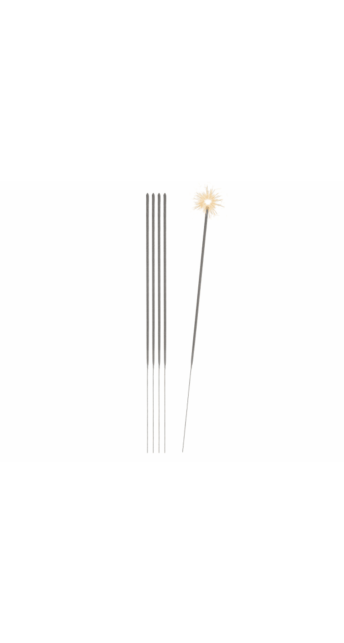 Sparkler 40cm - 5pk