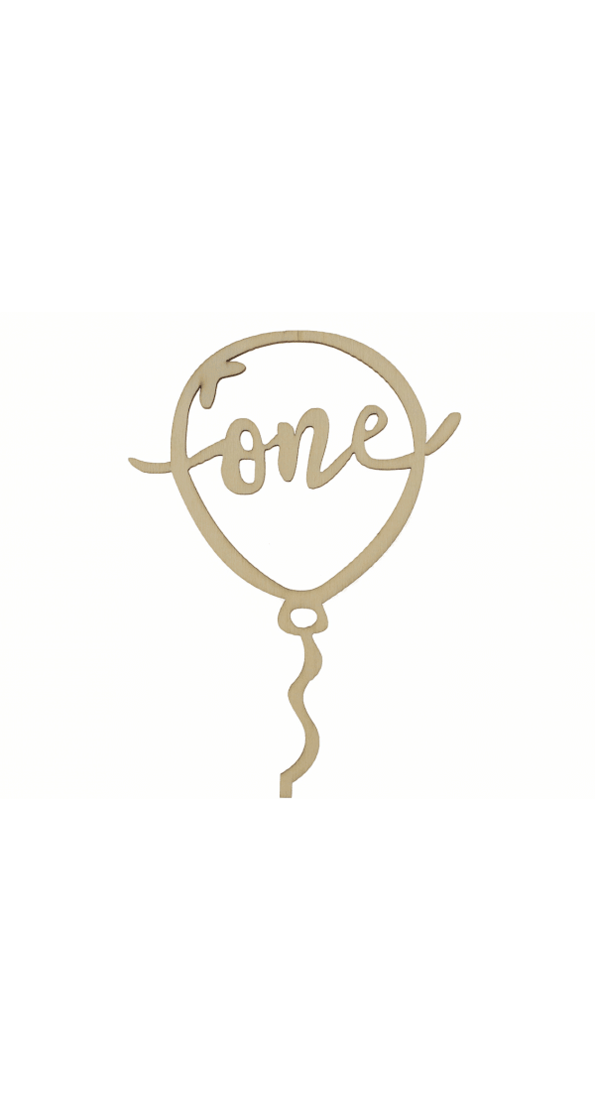 Cake Topper One - 11 x 15cm