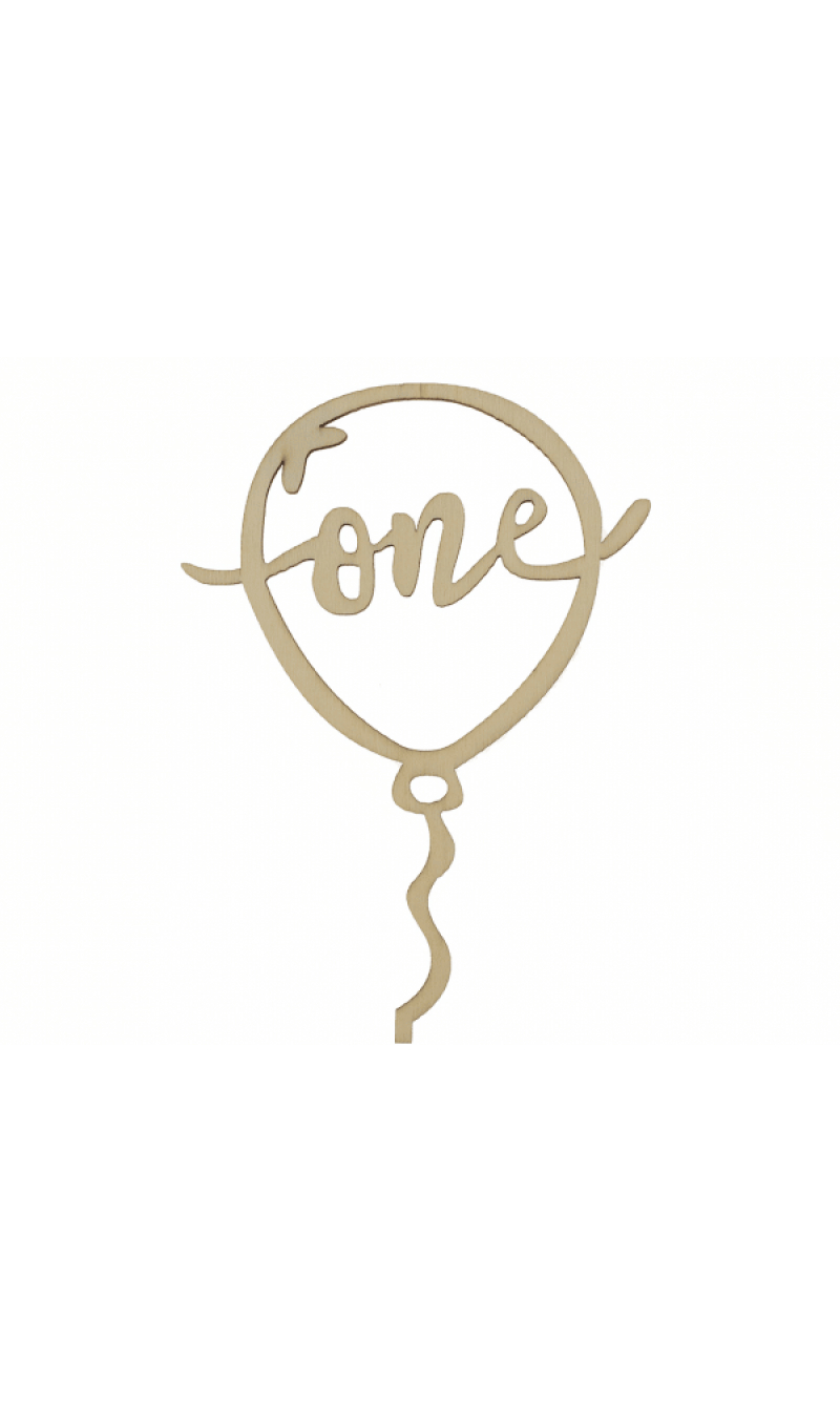 Cake Topper One - 11 x 15cm