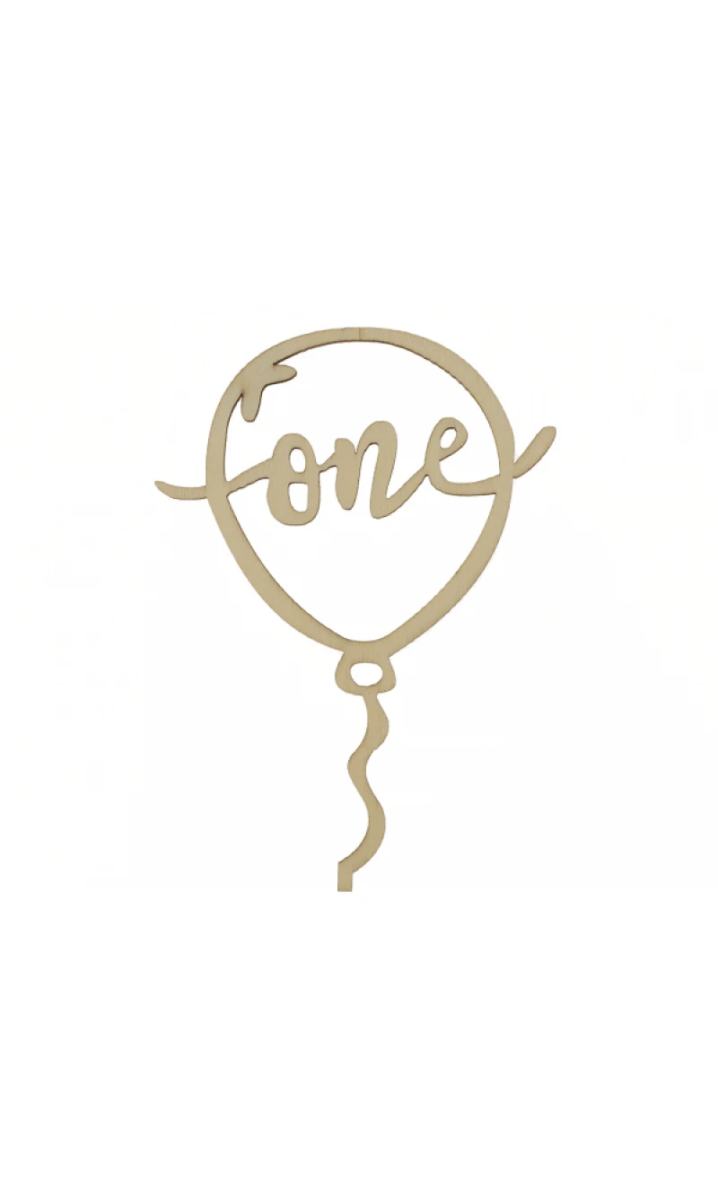 Cake Topper One - 11 x 15cm