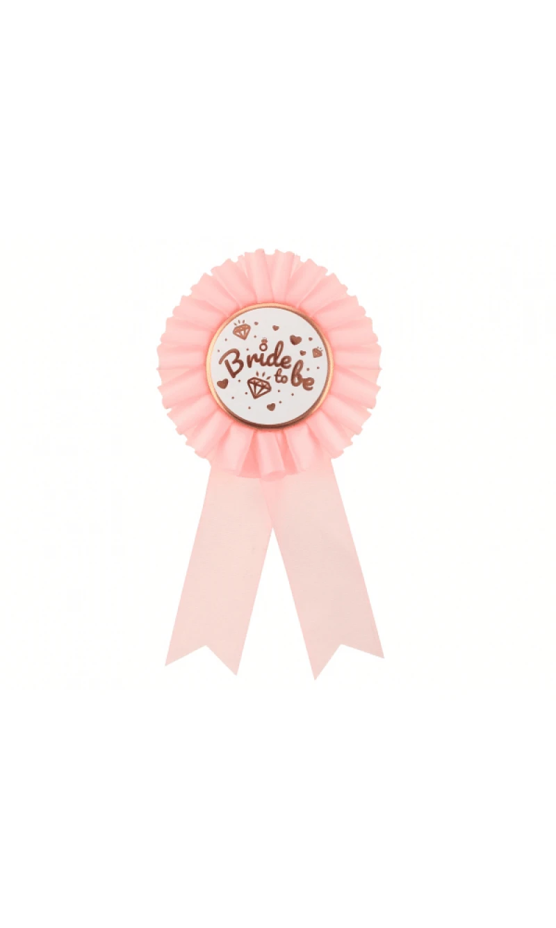 Bride to Be Ribbon Award - Light Pink