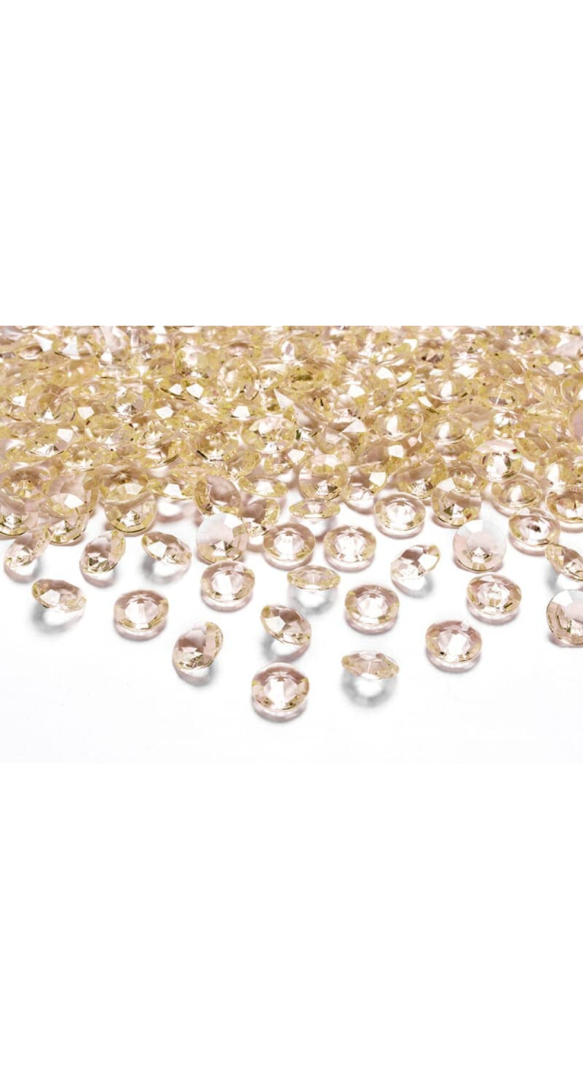Diamond Confetti, Gold, 12mm (1 pkt / 100 pc.)