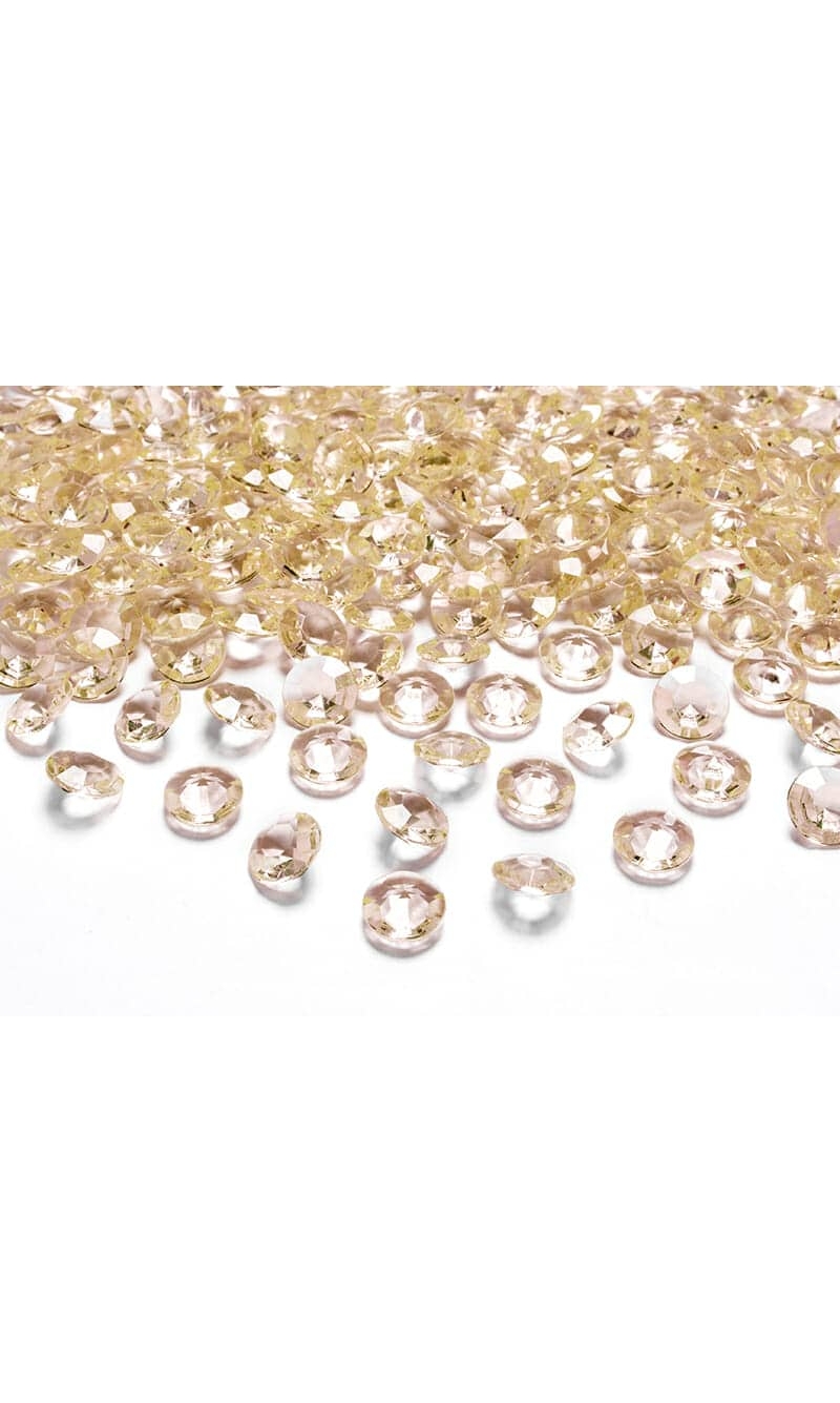 Diamond Confetti, Gold, 12mm (1 pkt / 100 pc.)