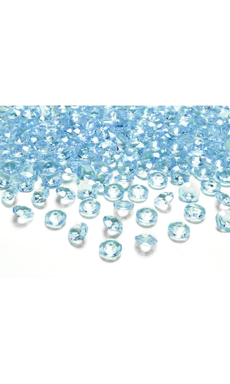 Diamond Confetti, Turquoise, 12mm (1 pkt / 100 pc.)