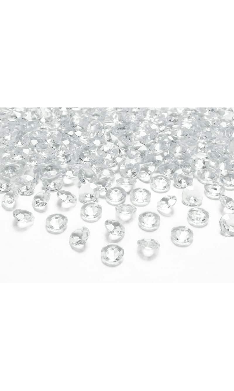Diamond Confetti, Colourless, 12mm (1 pkt / 100 pc.)