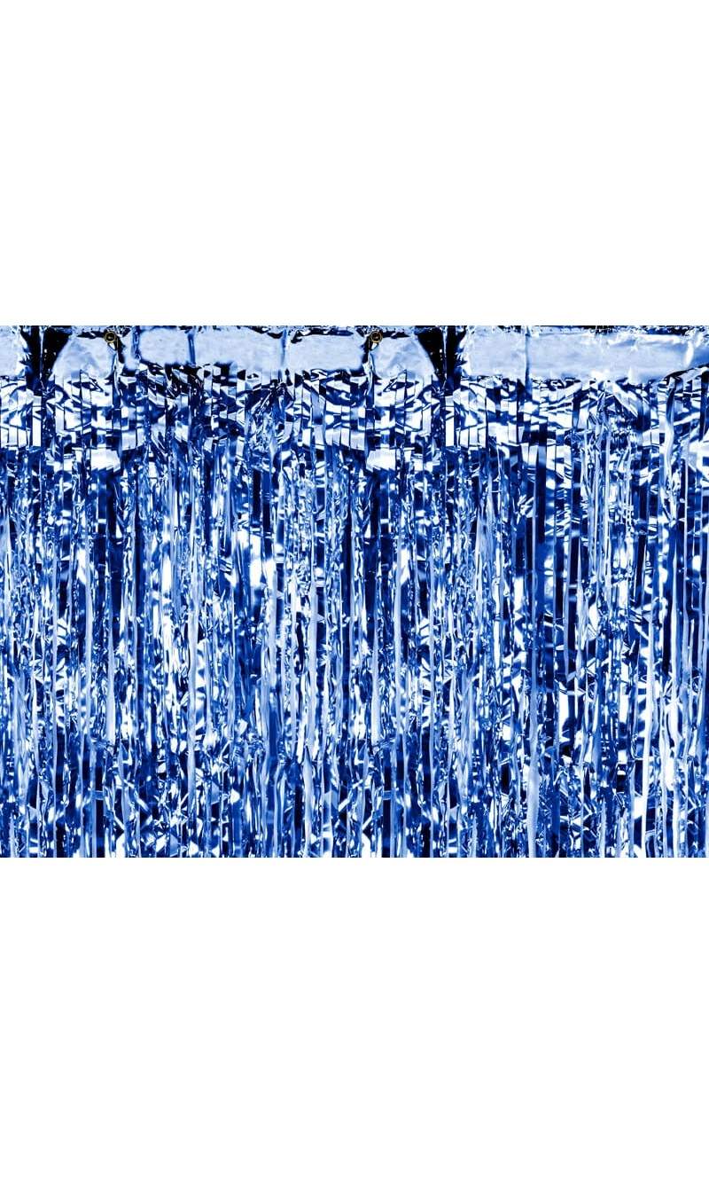 Party Backdrop Curtain Blue, 90 x 250cm