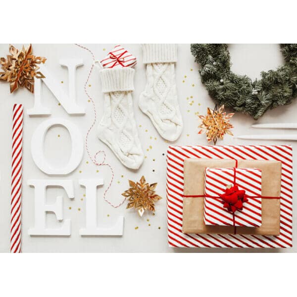 Wooden Letter N, White, 21.5x20cm
