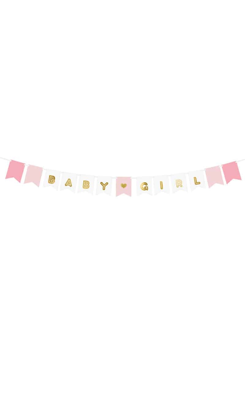 Baby Girl Banner - 15cm x 175cm