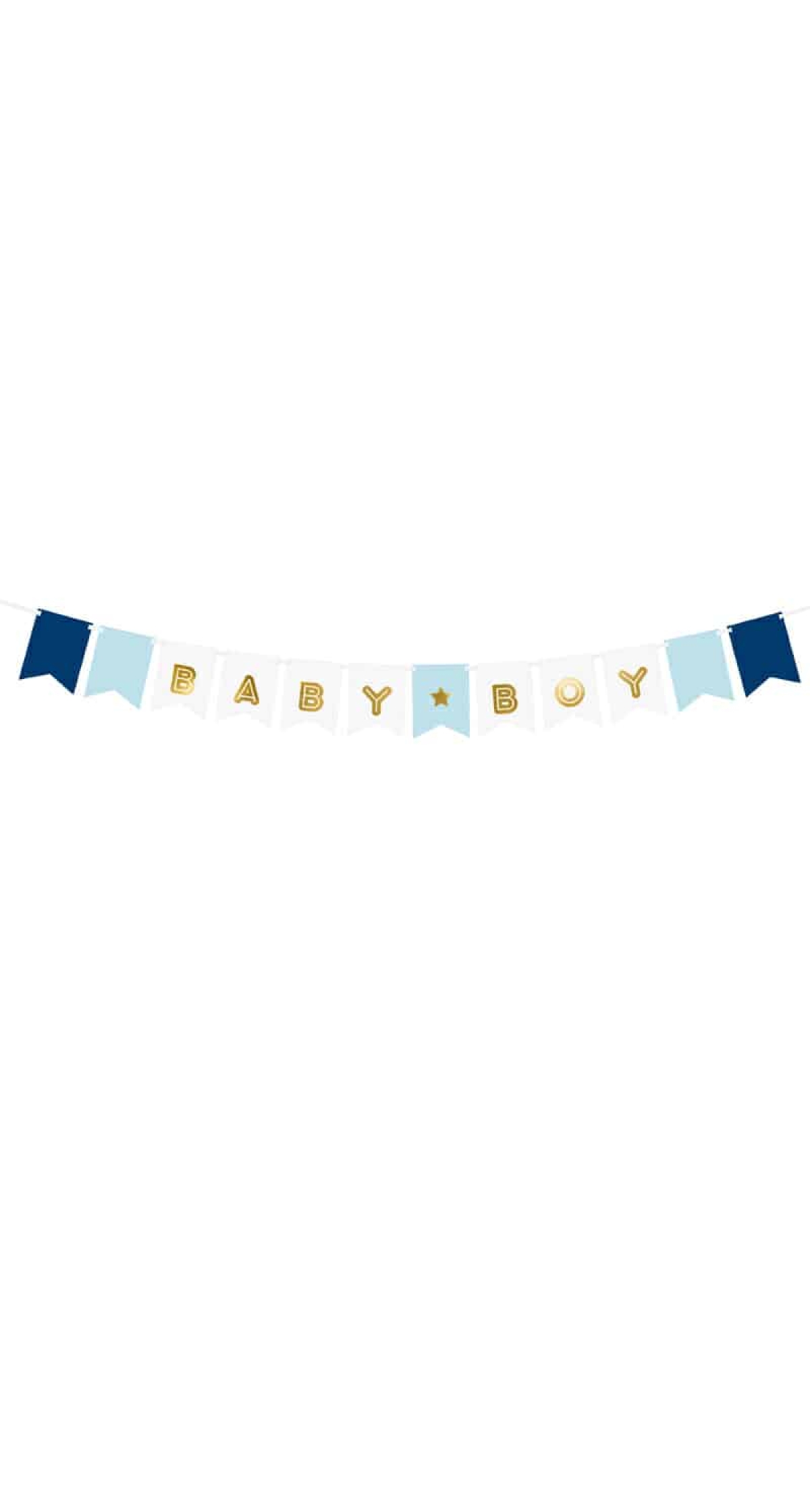 Baby Boy Banner - 15cm x 160cm