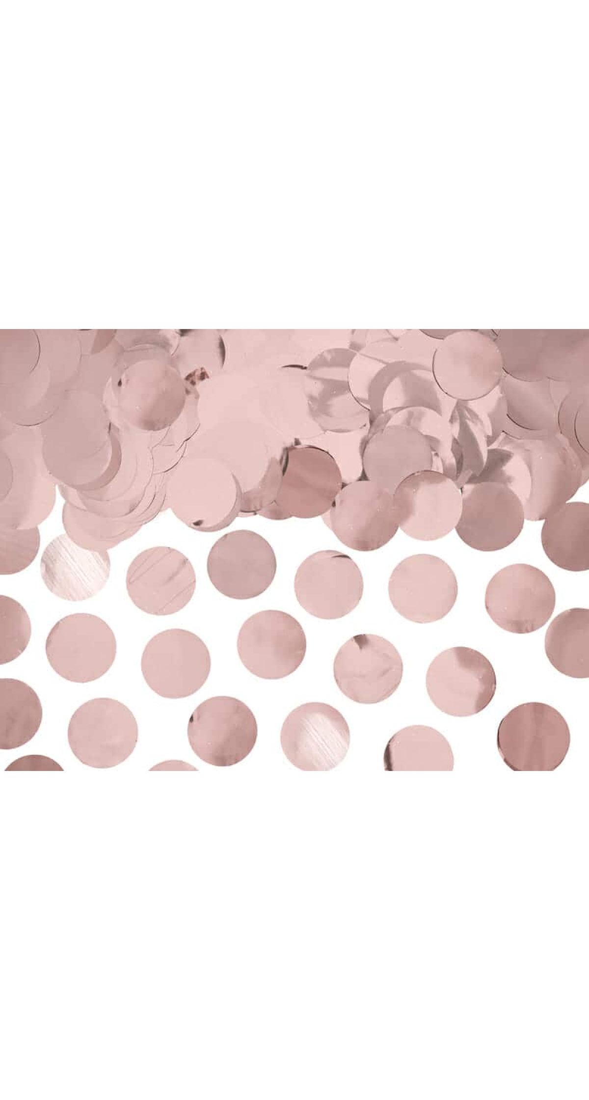 Confetti Circles, Rose Gold, 15g