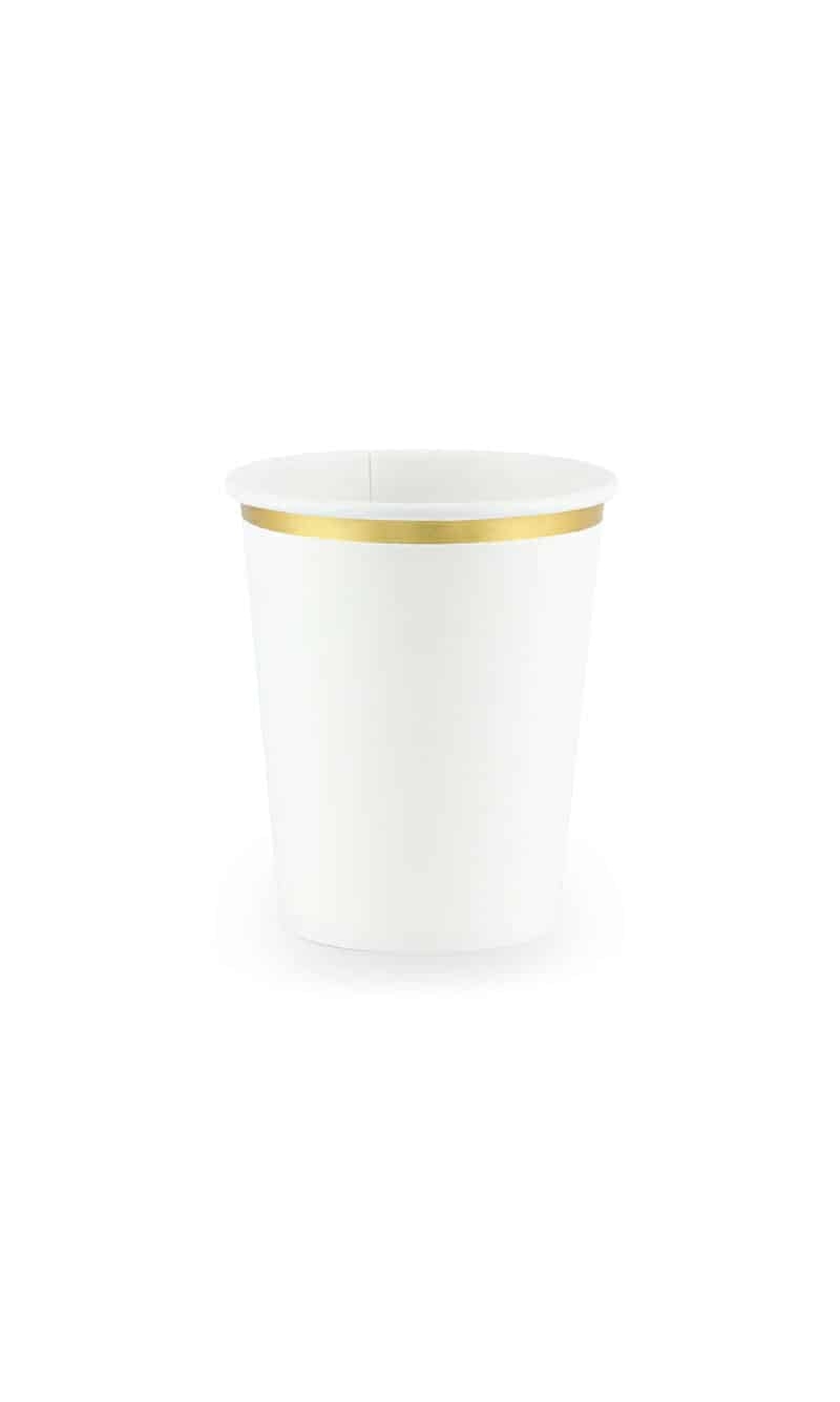 Cups, White, 260 ml (1 pkt / 6 pc.)