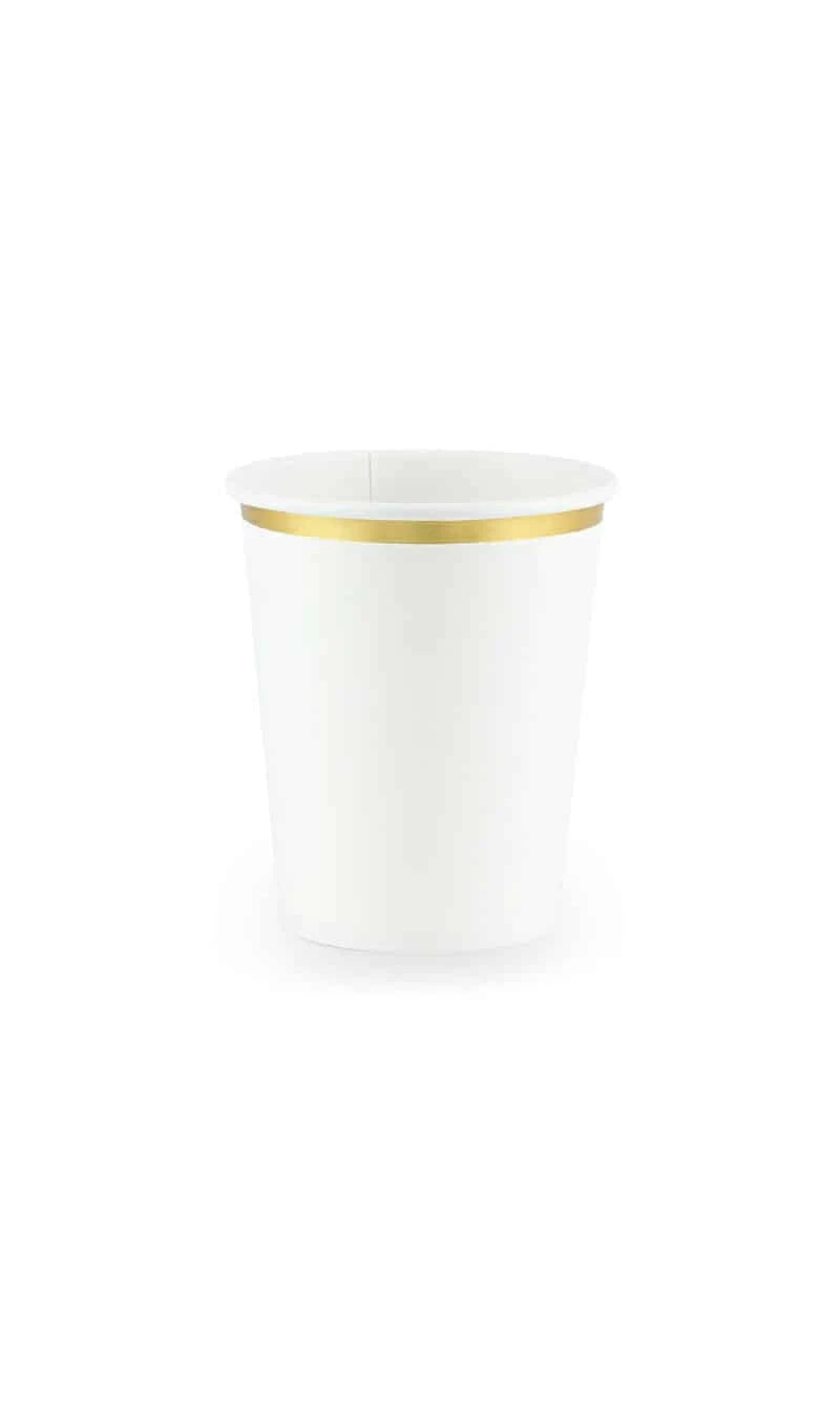 Cups, White, 260 ml (1 pkt / 6 pc.)