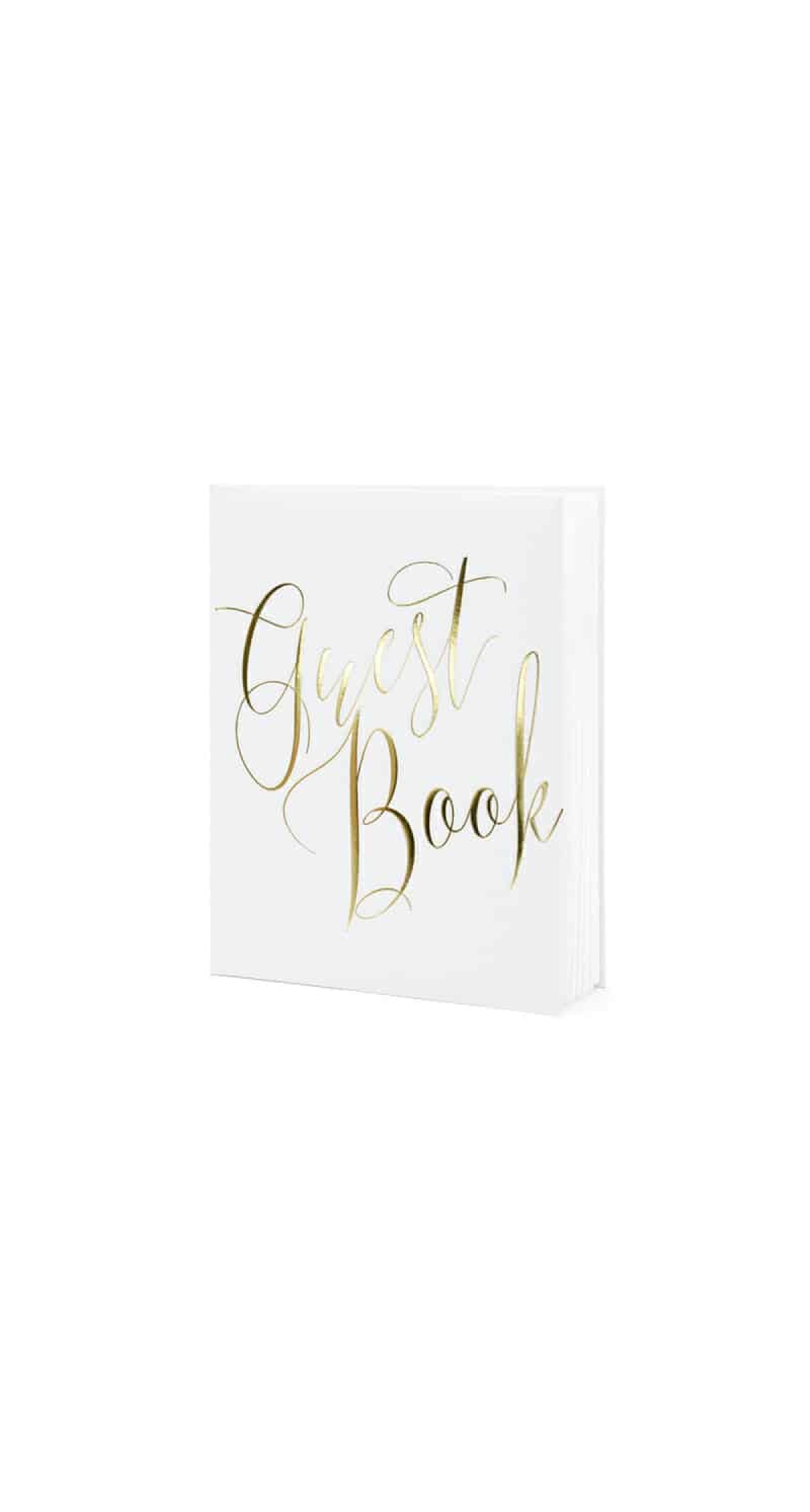 Guest Book, 20x24.5cm, White, 22 Pages