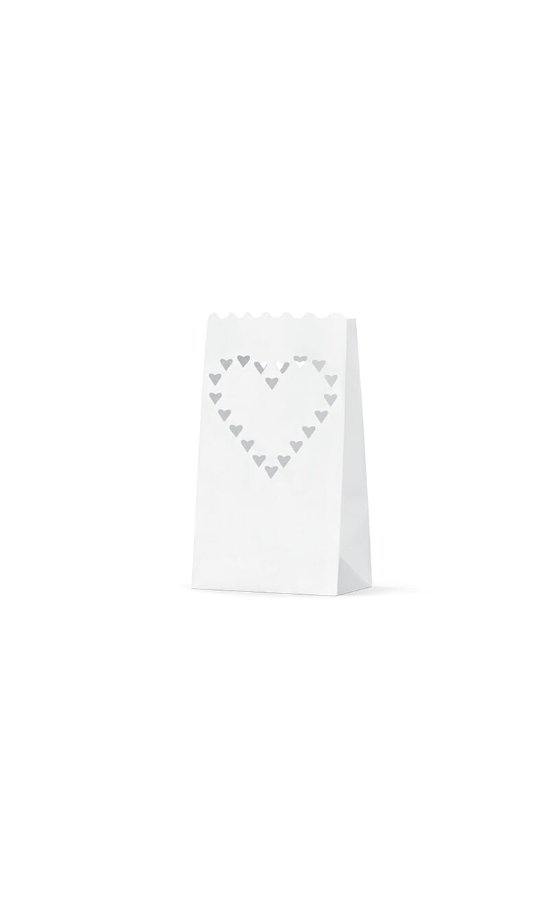 Lanterns, Candle Bags, 15 x 9 x 26cm (1 pkt / 10 pc.)