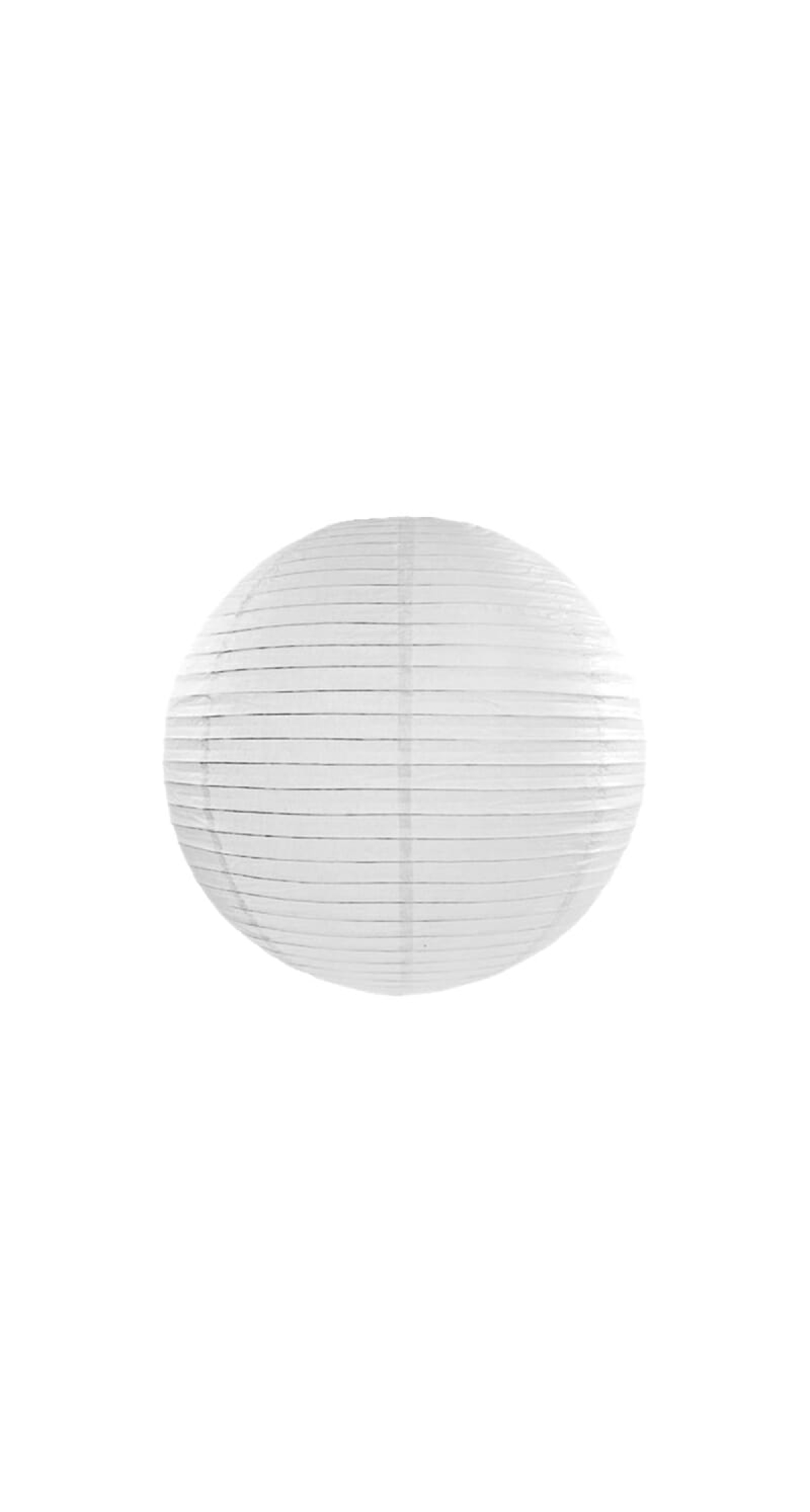 Paper Lantern, White, 20cm
