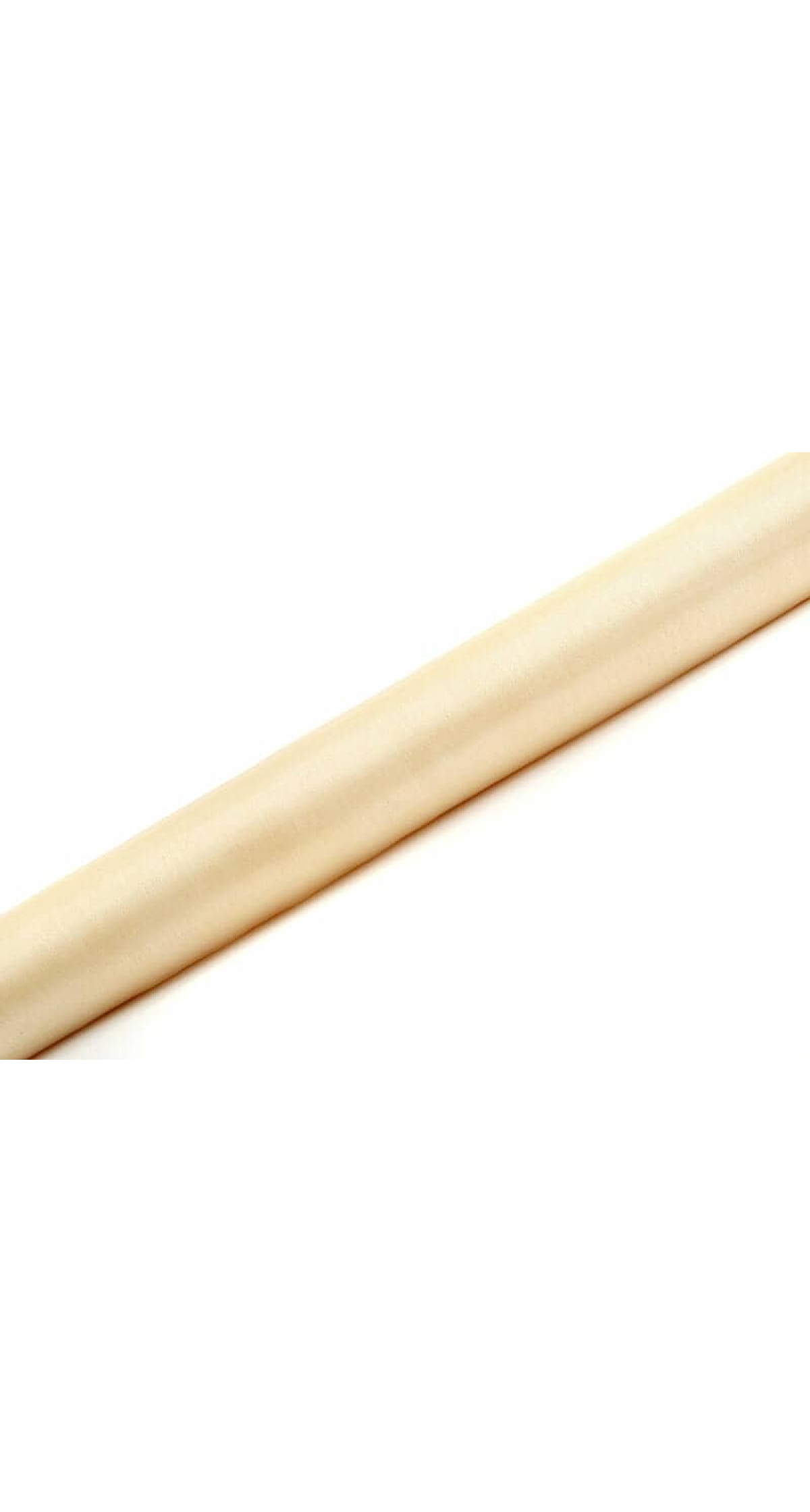 Table Runner - Organza Plain, Cream, 0.36 x 9M