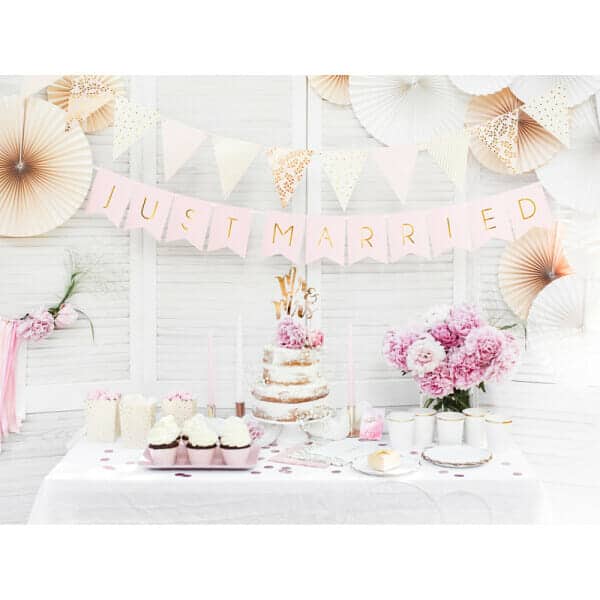 Place Card Holders Hearts, Rose Gold, 2.5 cm (1 pkt / 10 pc.)